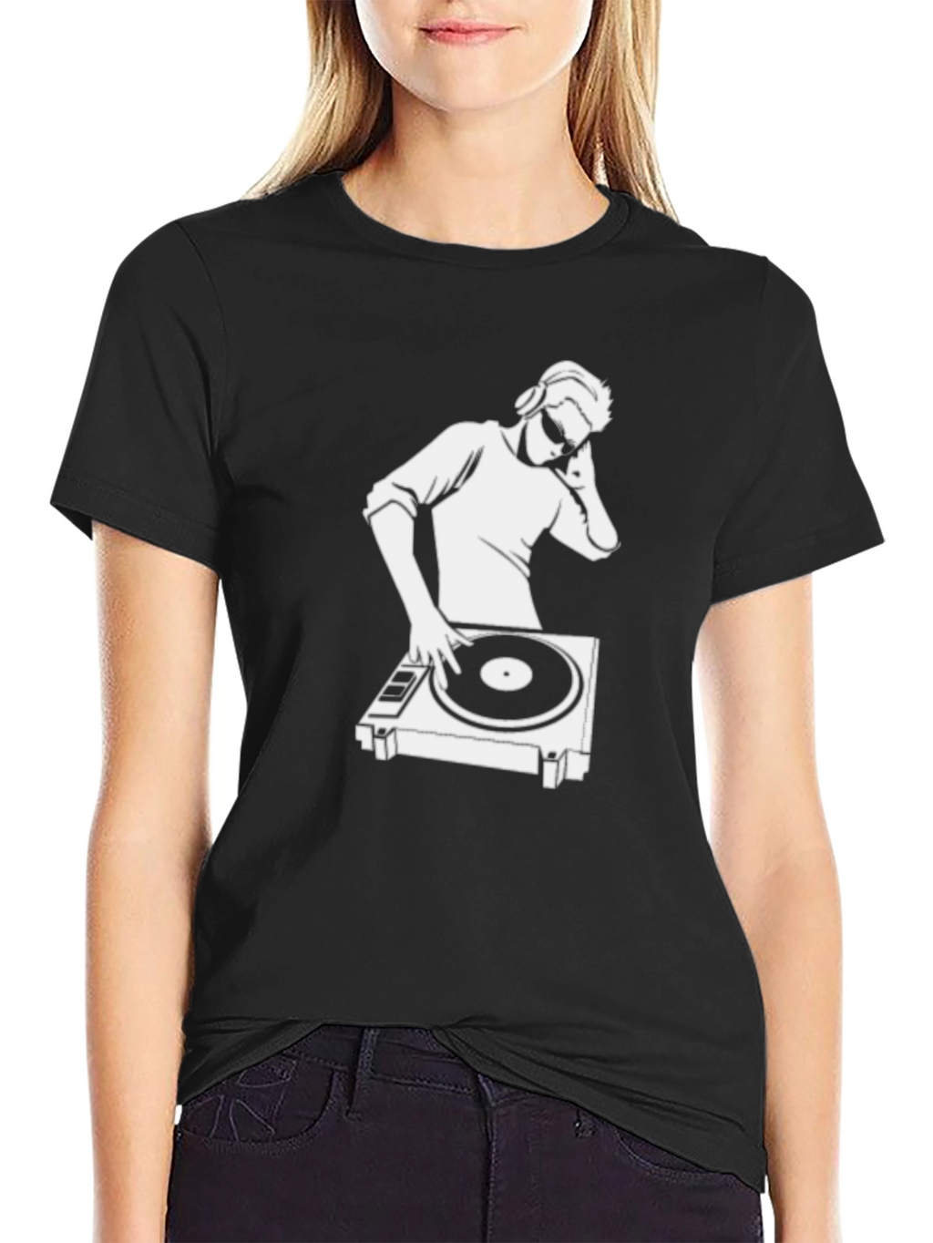 DJ Turntable Graphic Tee - Cool Music Lover T-Shirt