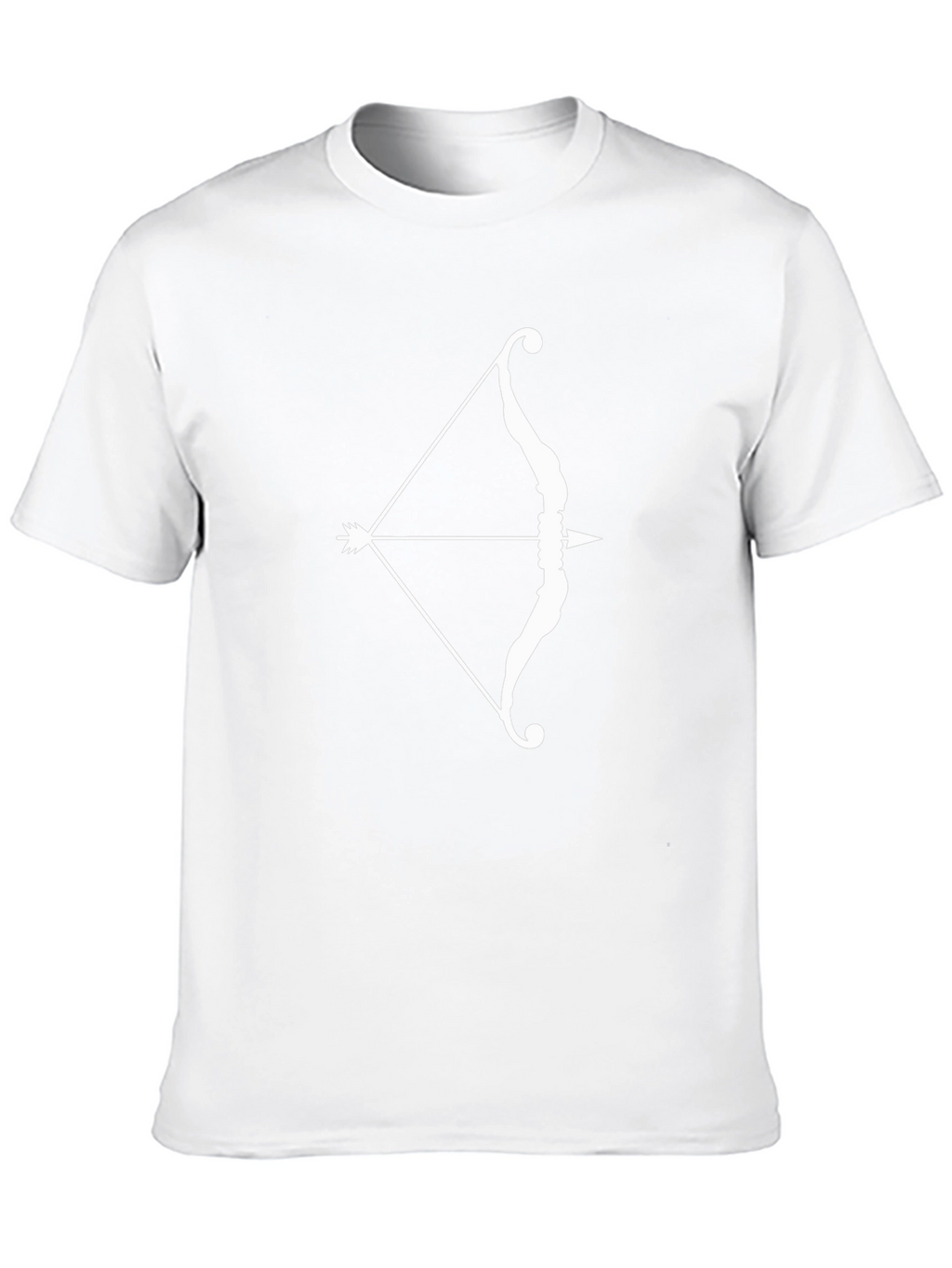 Bow and Arrow Graphic Tee - Black Cotton T-Shirt