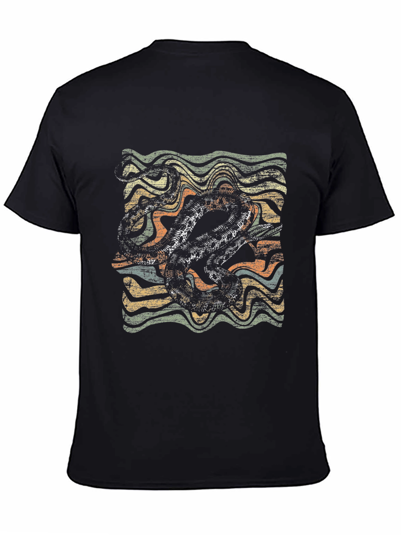 Retro Octopus Graphic T-Shirt - Vintage Style