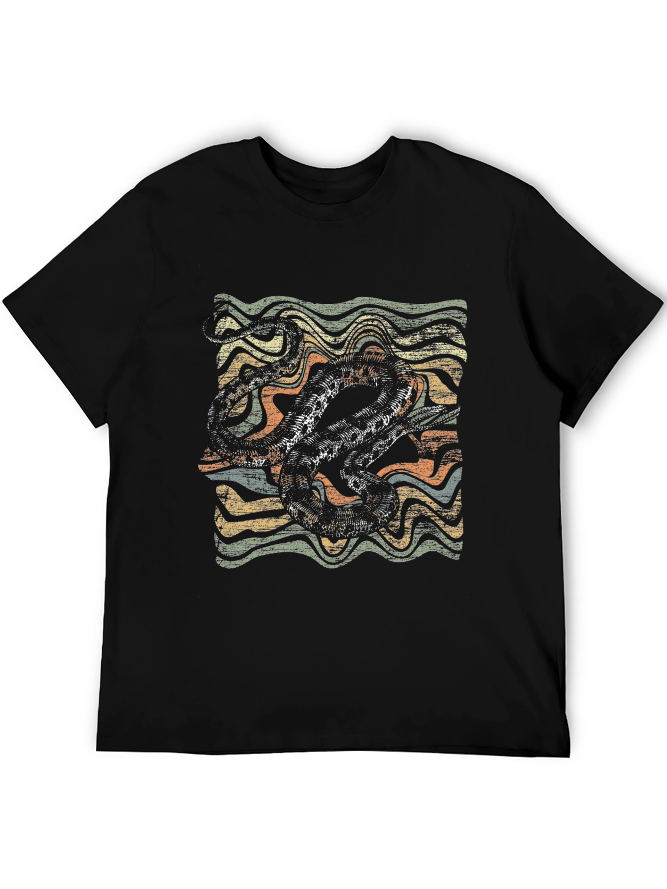 Retro Octopus Graphic T-Shirt - Vintage Style