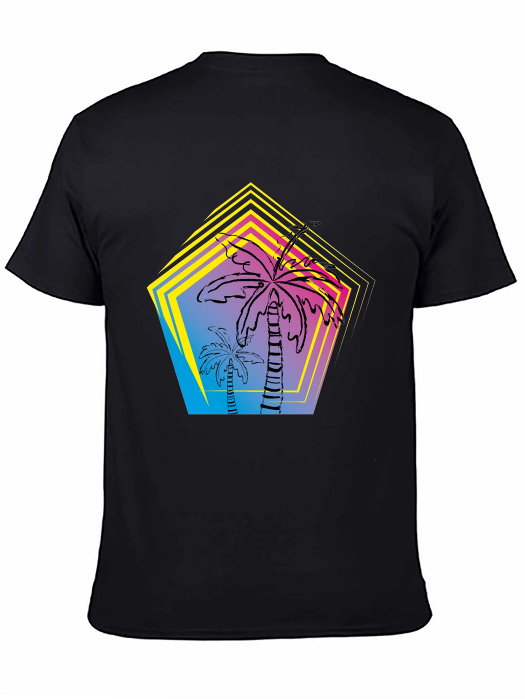 Palm Tree Retro Graphic T-Shirt
