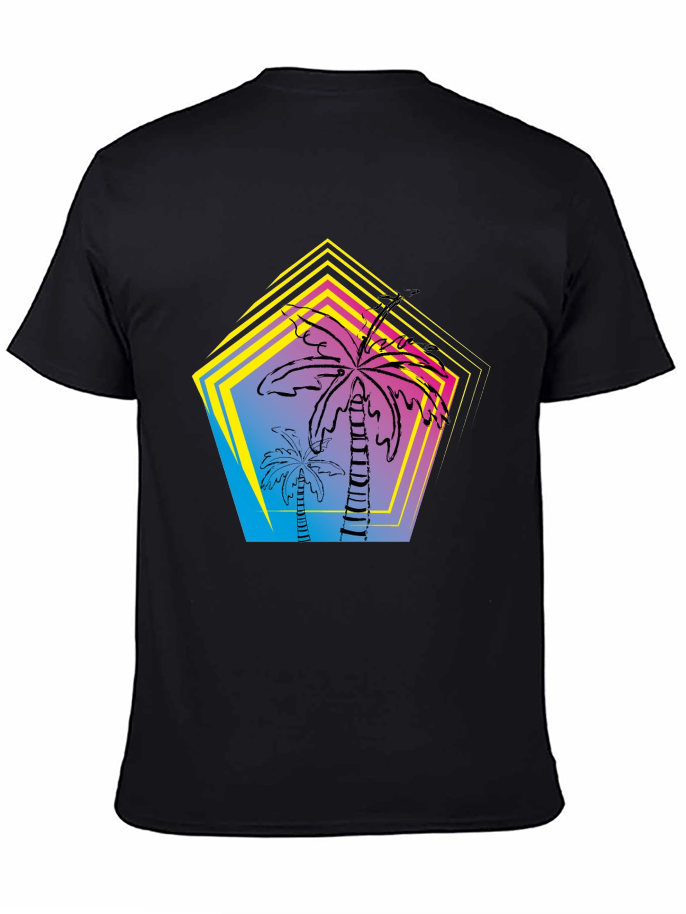 Palm Tree Retro Graphic T-Shirt
