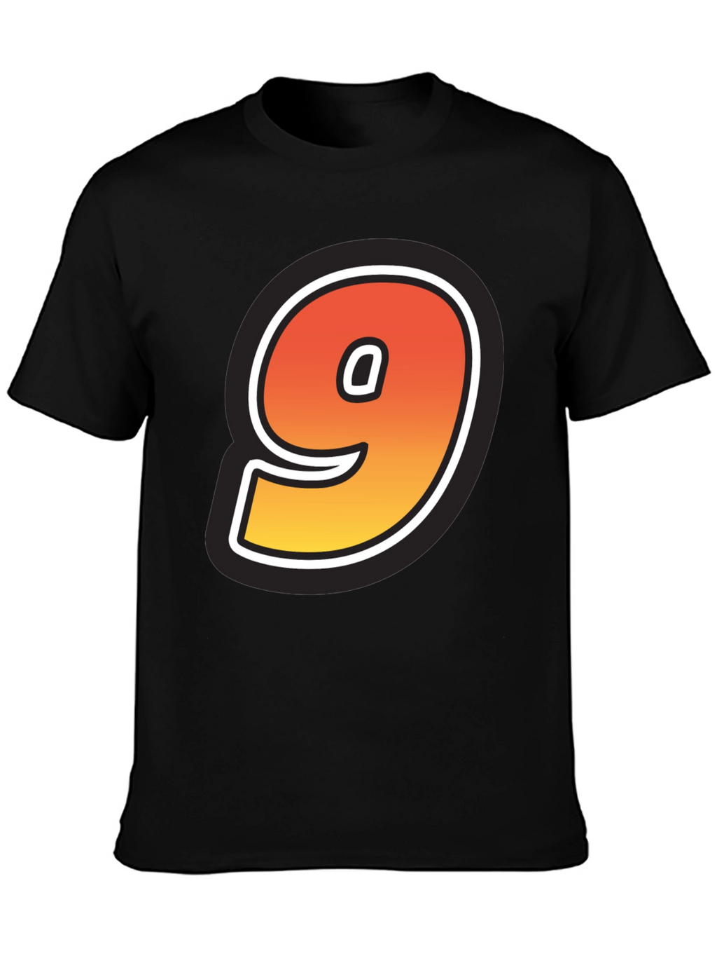 Number 9 Graphic Tee - Stylish Casual Wear