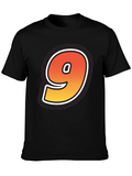 Number 9 Graphic Tee - Stylish Casual Wear