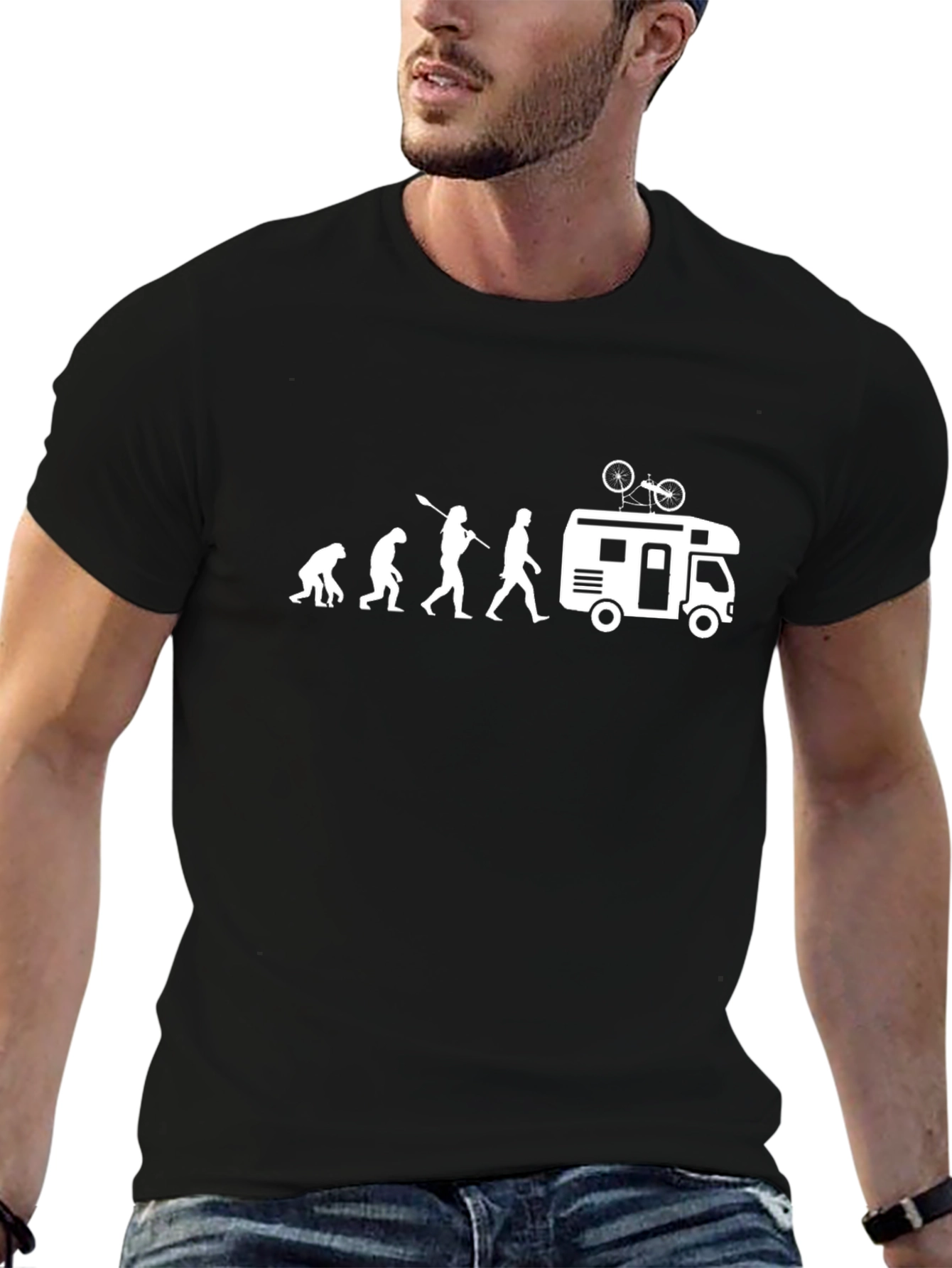Evolution of Camper T-Shirt - Black