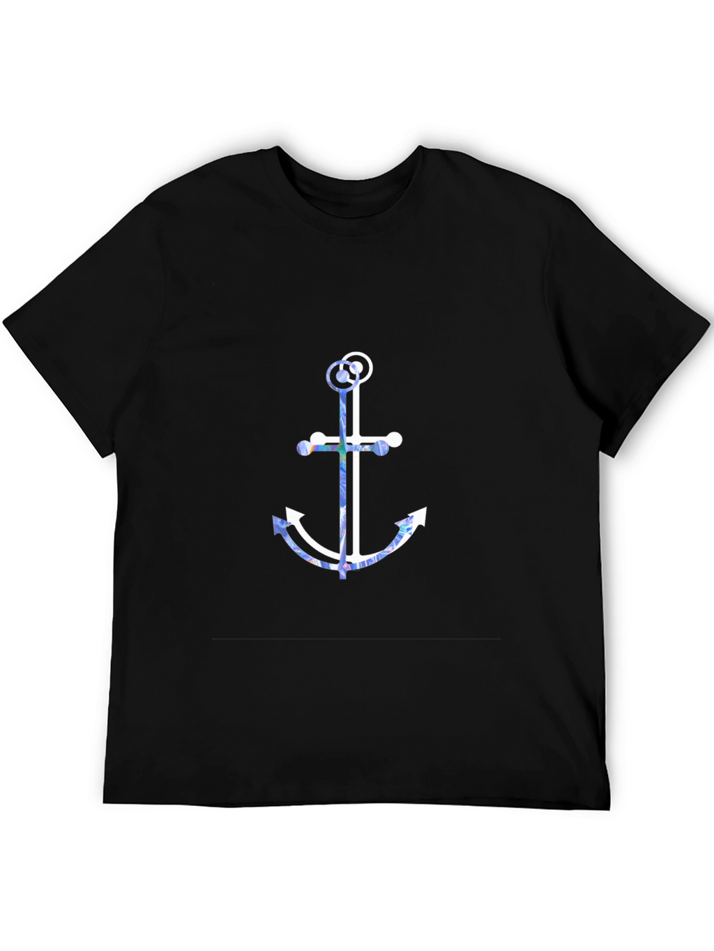 Nautical Anchor Graphic Tee - Soft Cotton Blend
