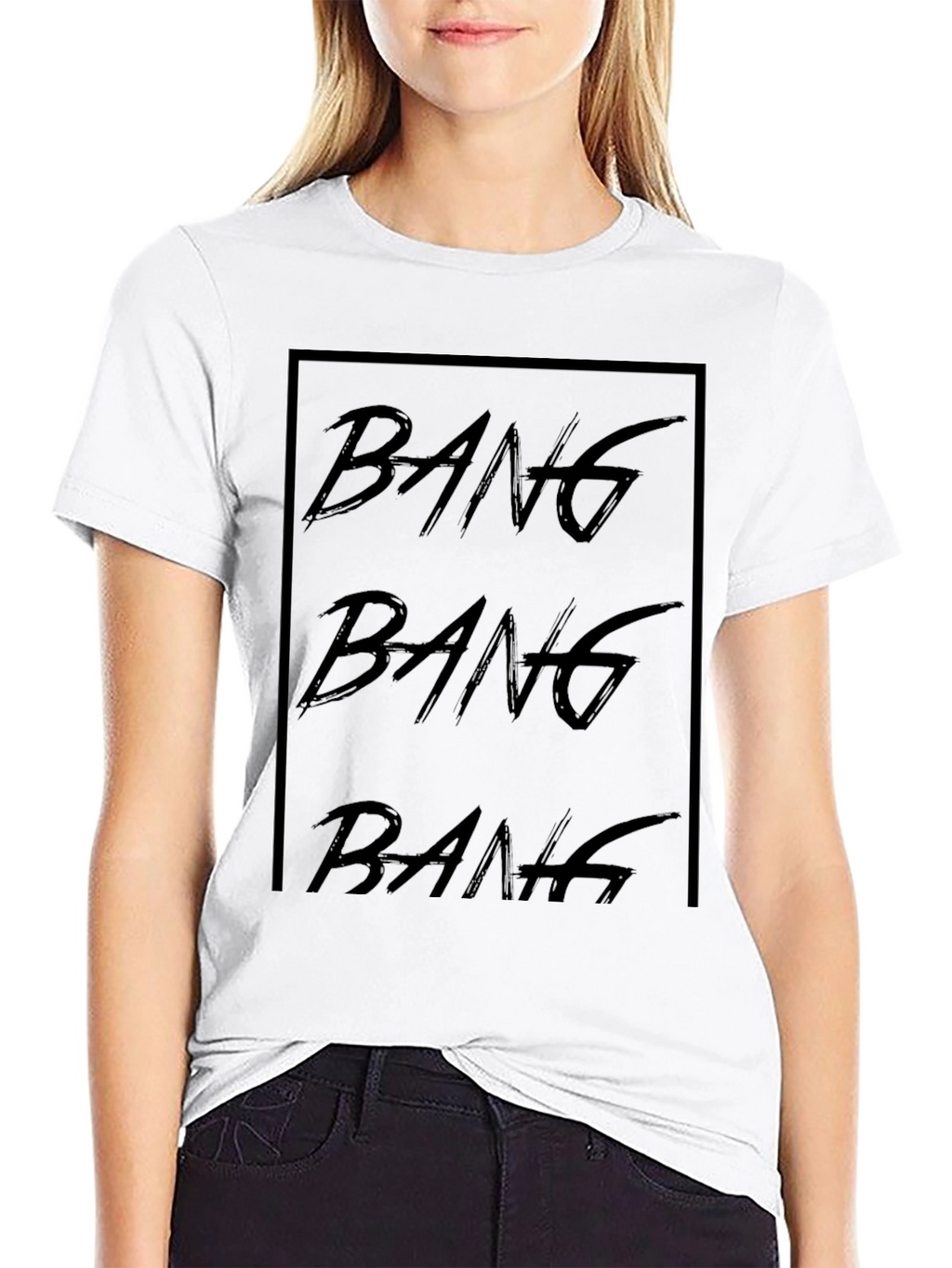 Bang Bang Bang Black Graphic Tee