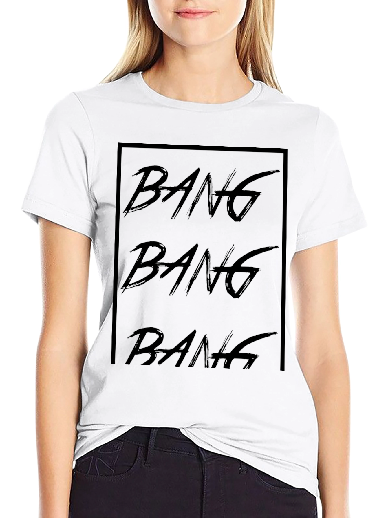 Bang Bang Bang Black Graphic Tee