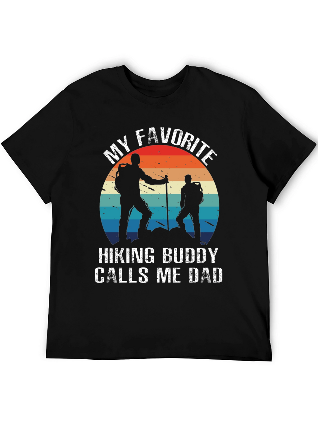 Hiking Buddy Dad T-Shirt