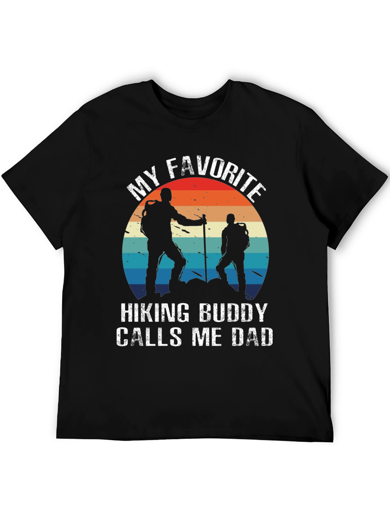 Hiking Buddy Dad T-Shirt