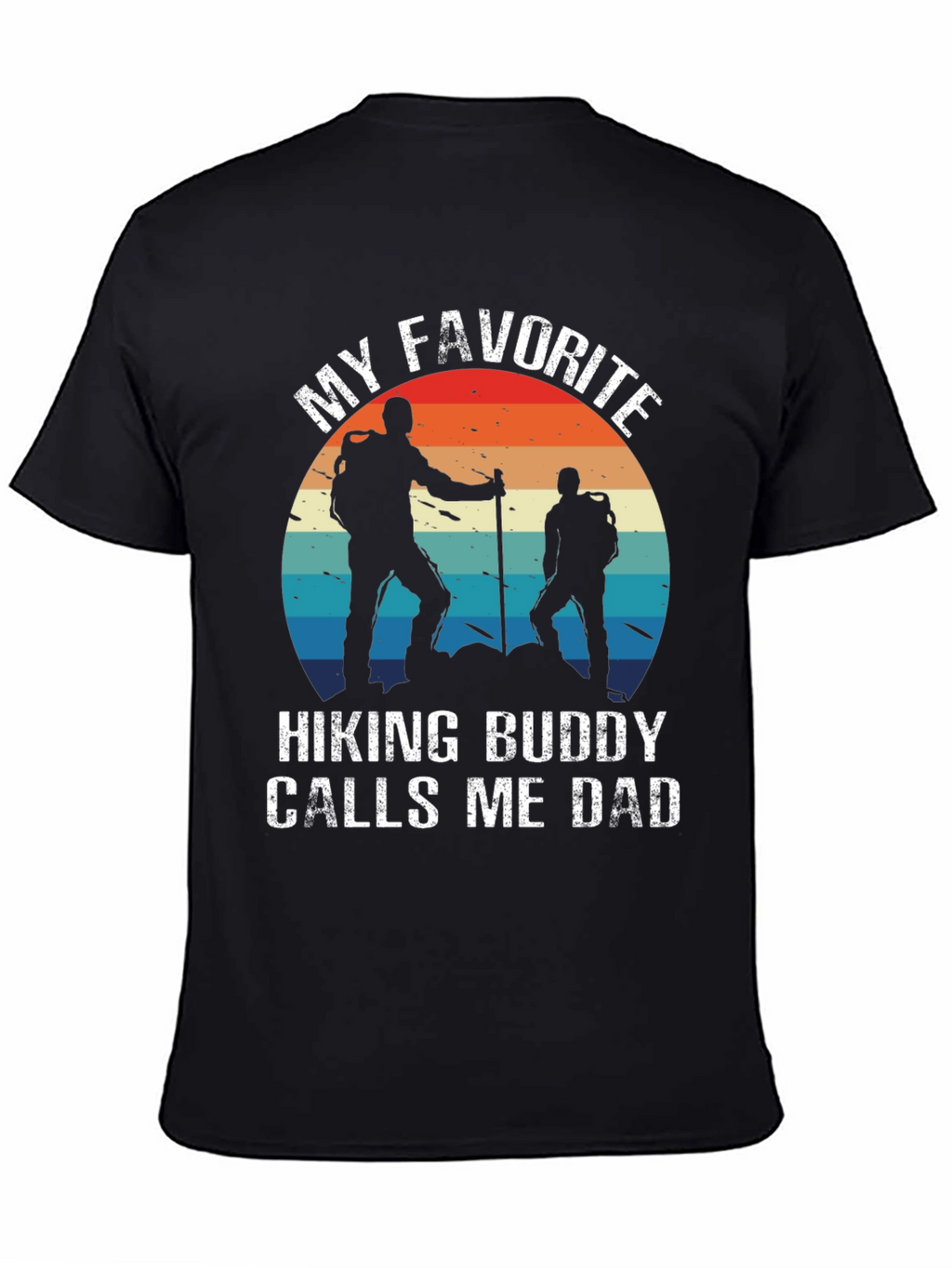 Hiking Buddy Dad T-Shirt