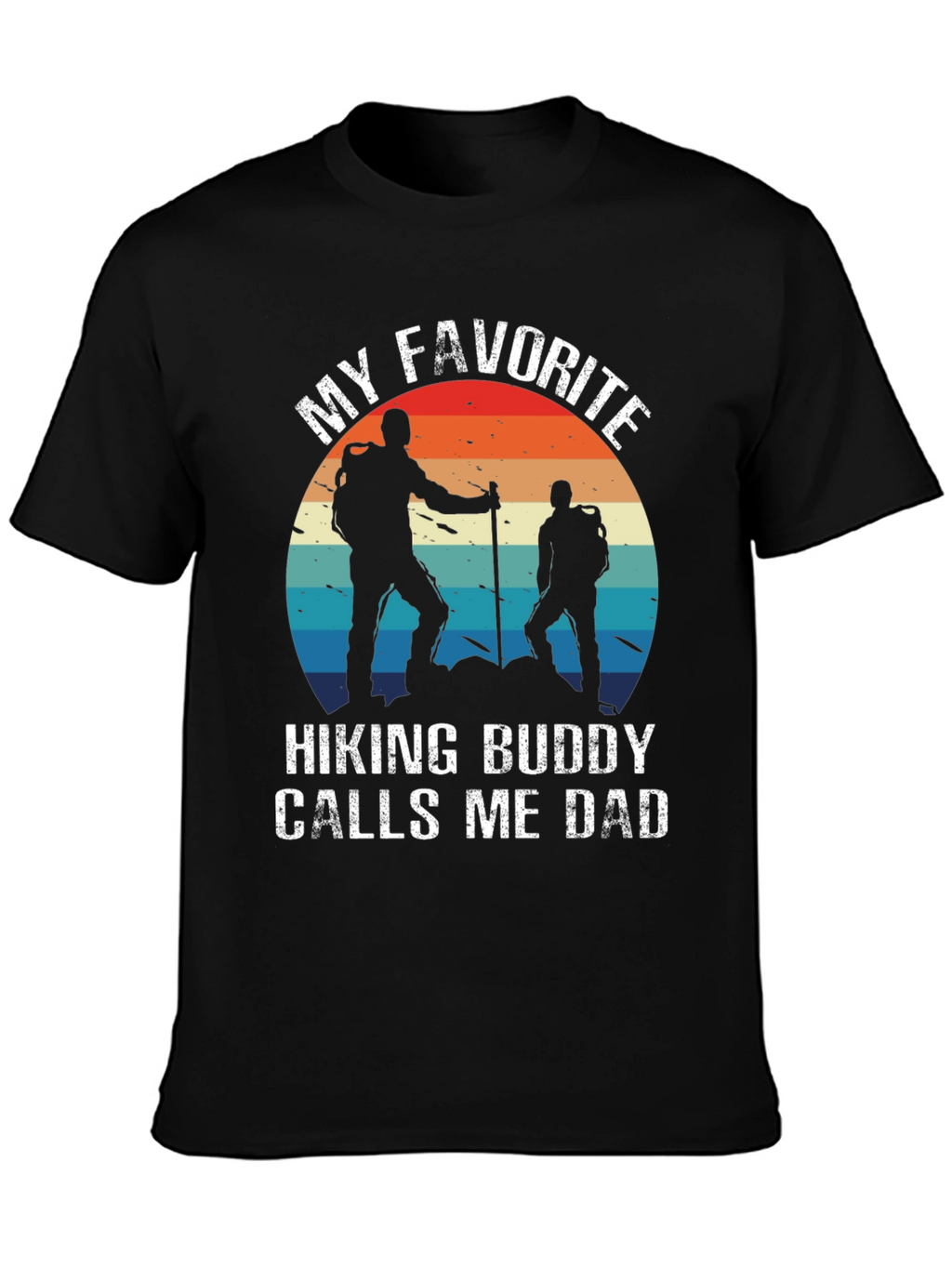 Hiking Buddy Dad T-Shirt