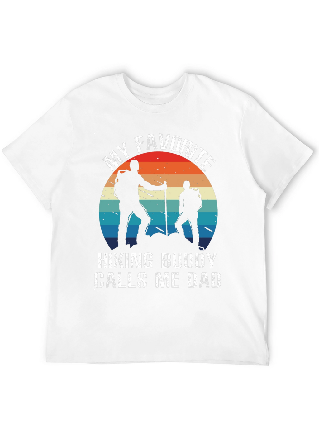 Hiking Buddy Dad T-Shirt