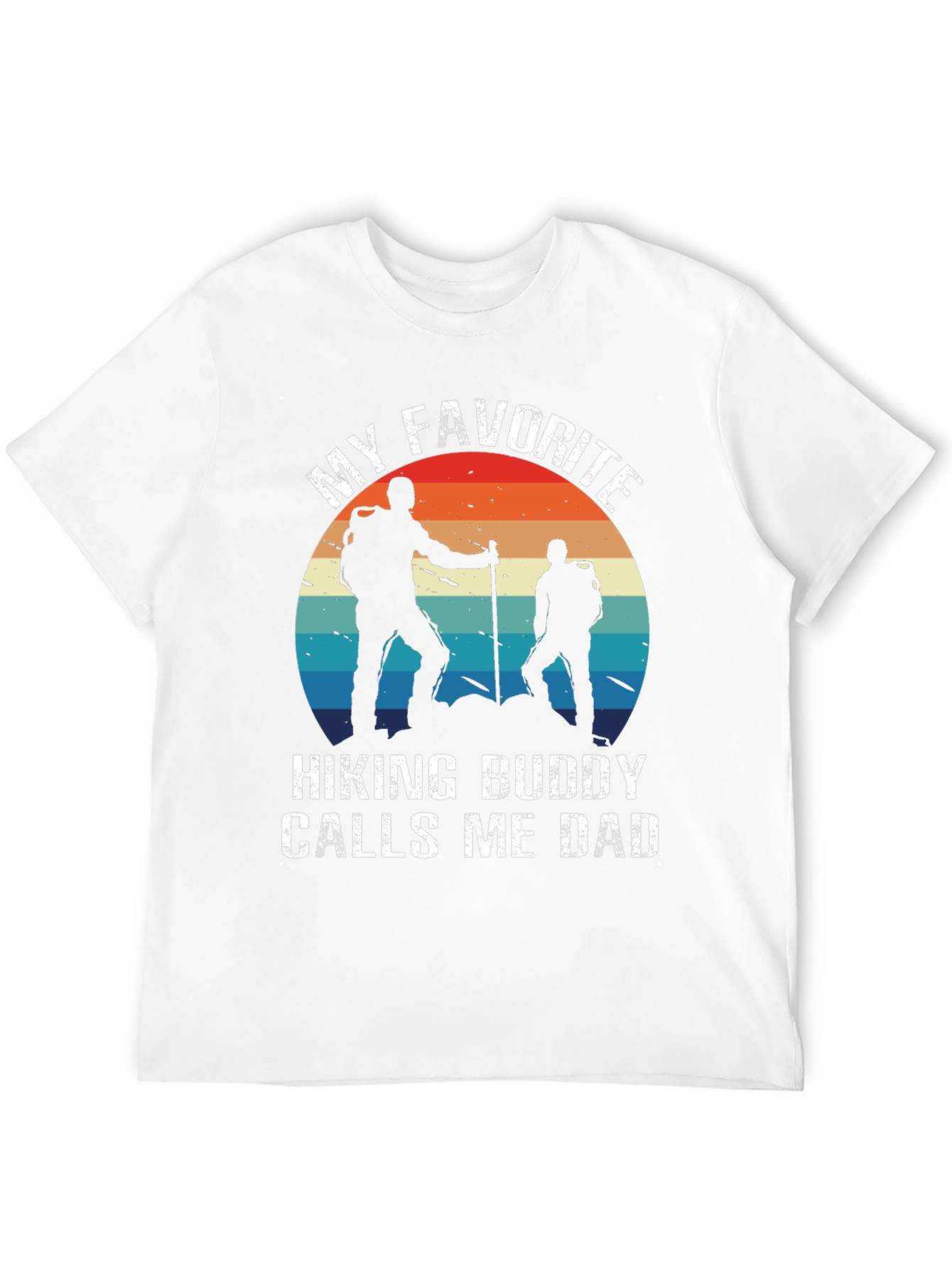 Hiking Buddy Dad T-Shirt