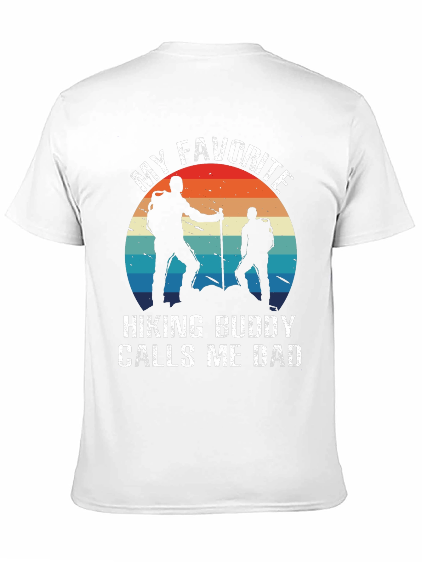 Hiking Buddy Dad T-Shirt