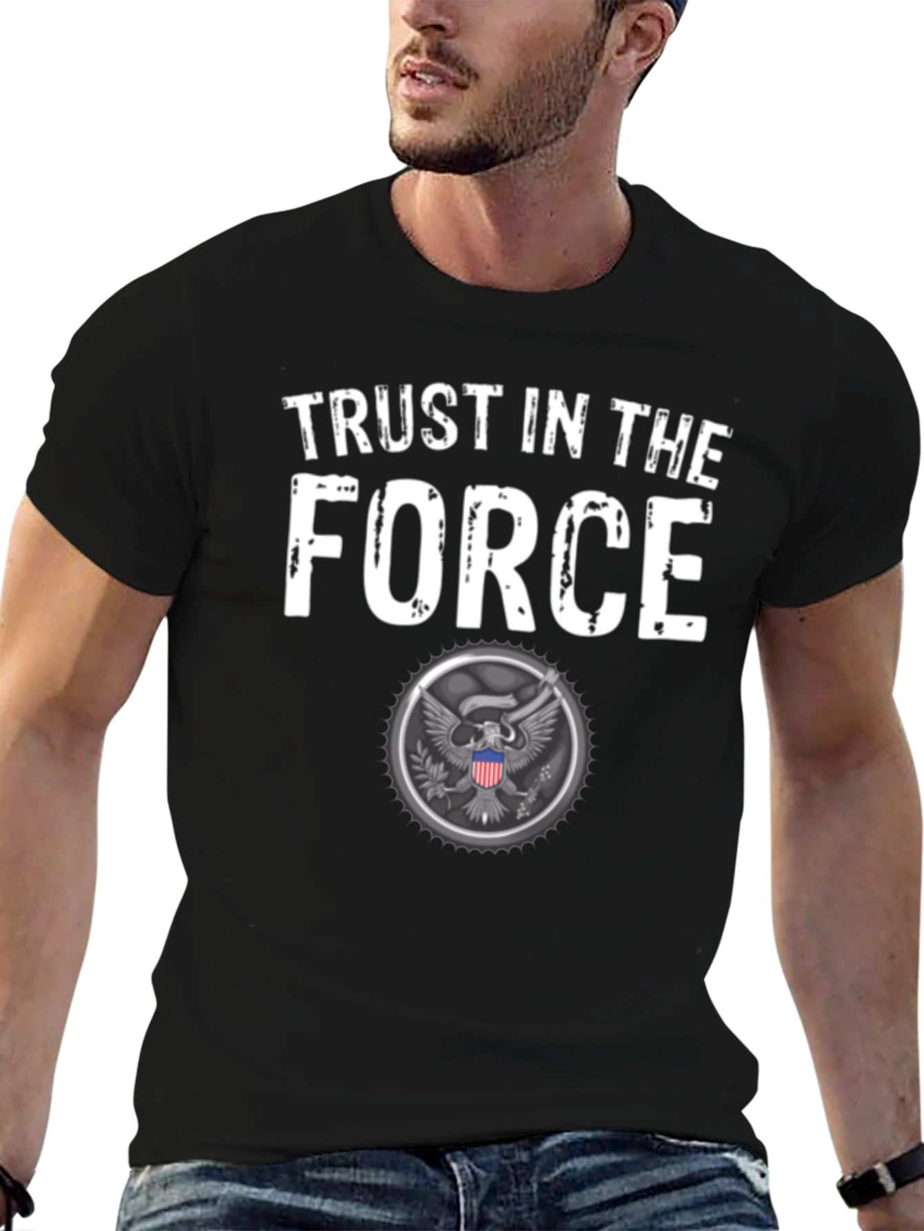Trust in the Force Graphic T-Shirt - Black