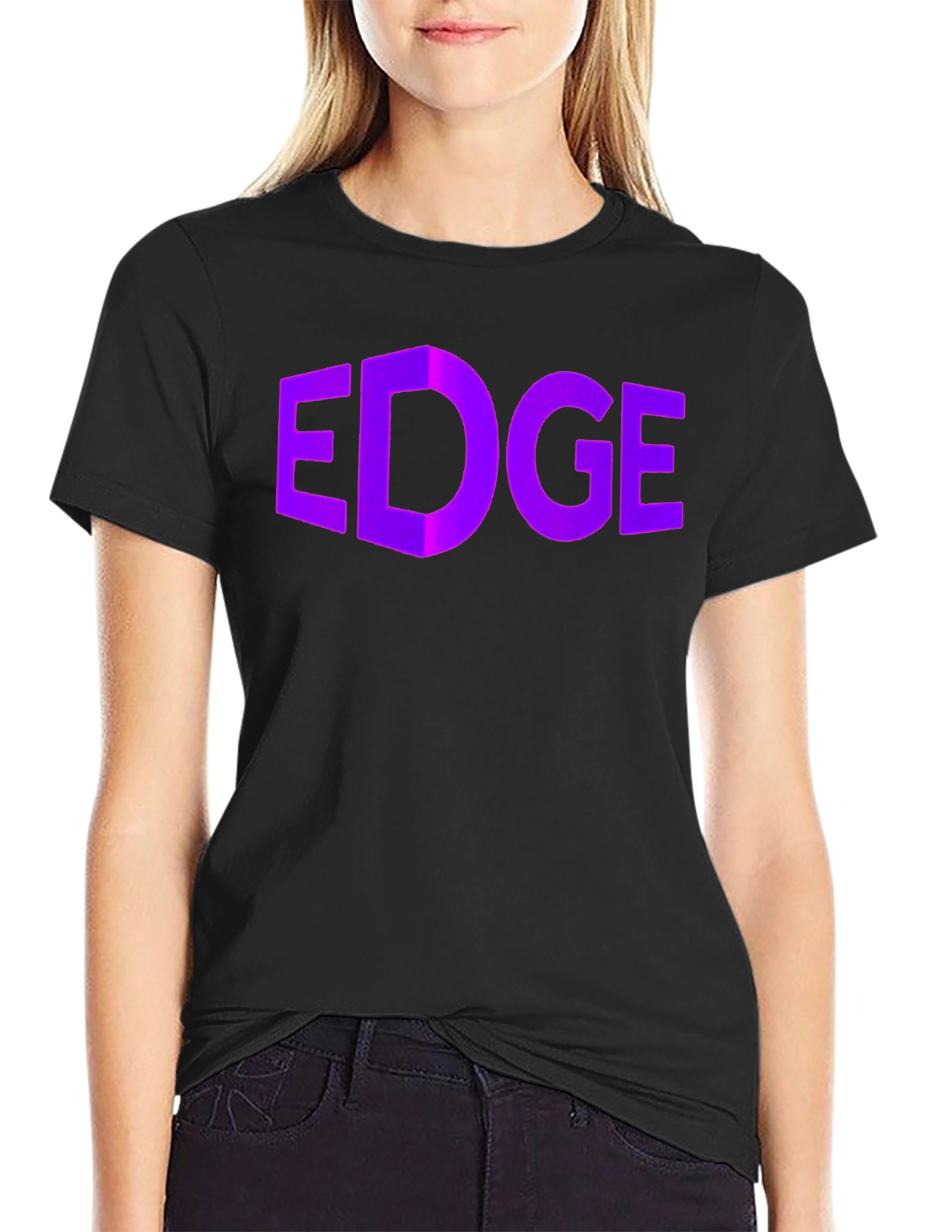 Geometric EDGE Graphic Tee - Modern Style