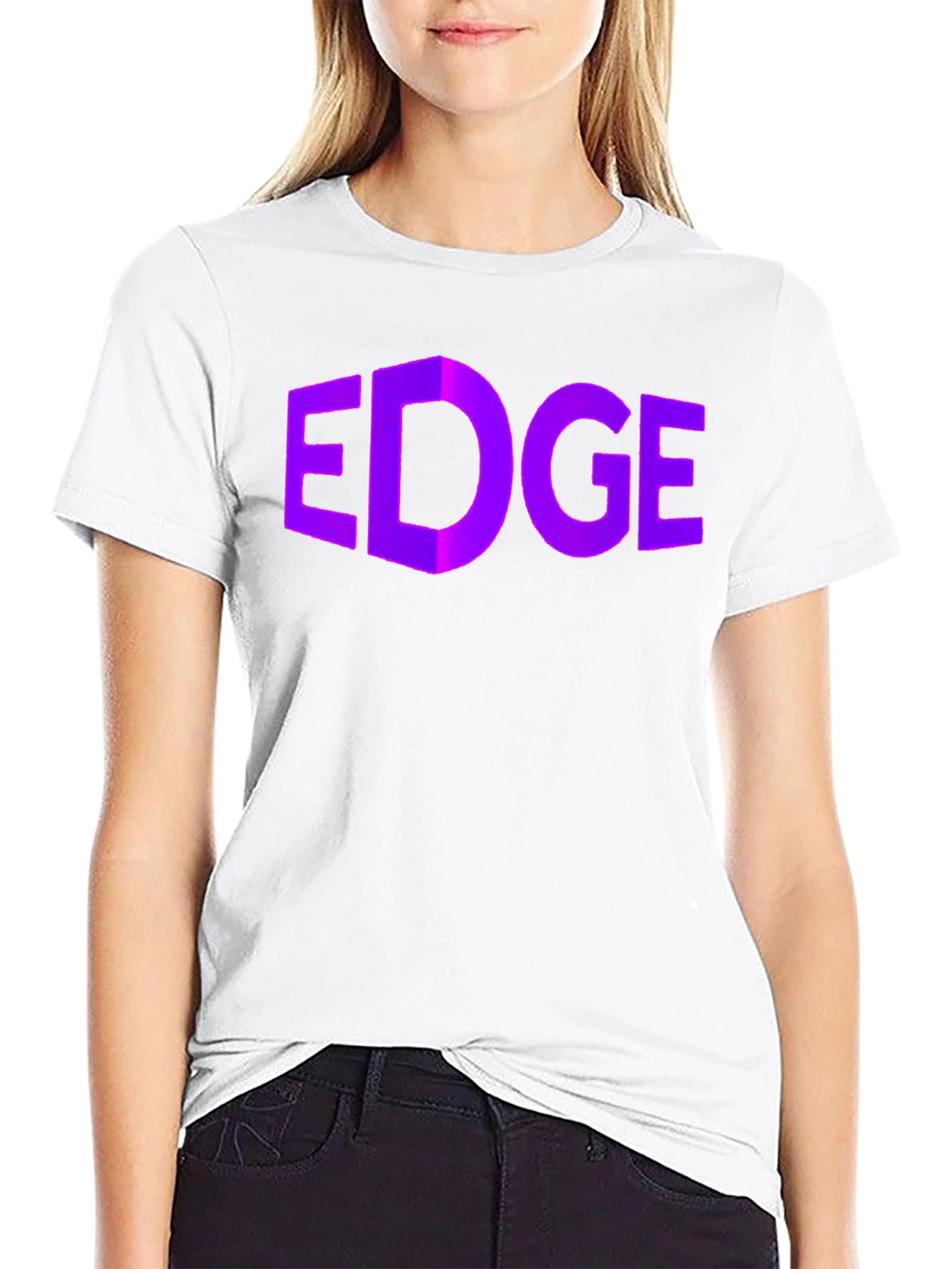 Geometric EDGE Graphic Tee - Modern Style