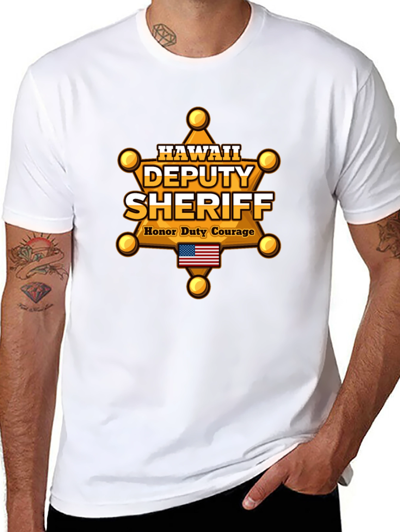 Hawaii Deputy Sheriff Graphic T-Shirt