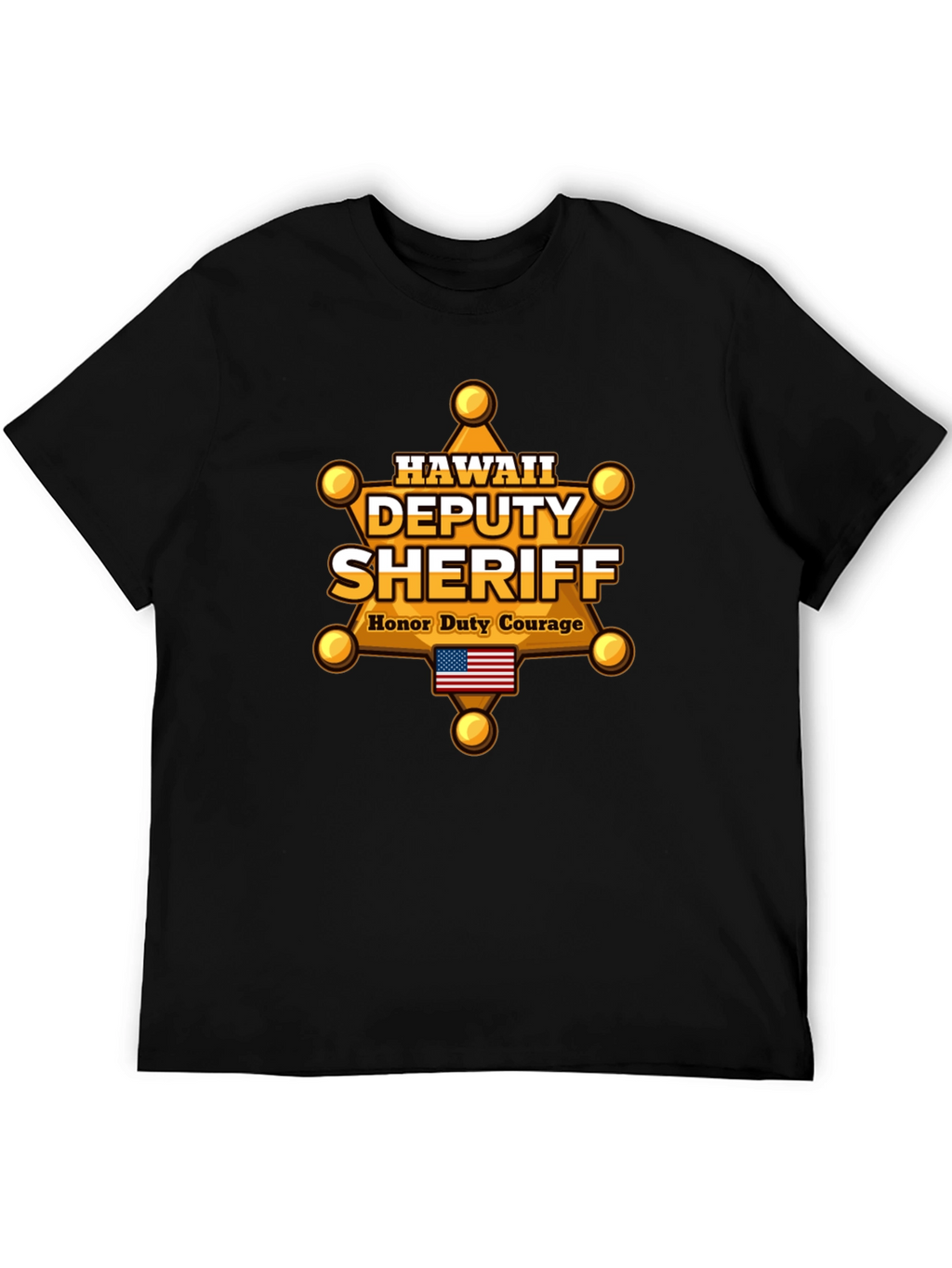 Hawaii Deputy Sheriff Graphic T-Shirt