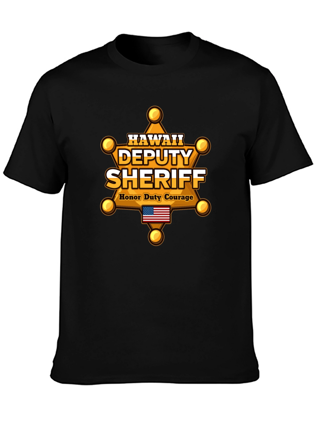 Hawaii Deputy Sheriff Graphic T-Shirt
