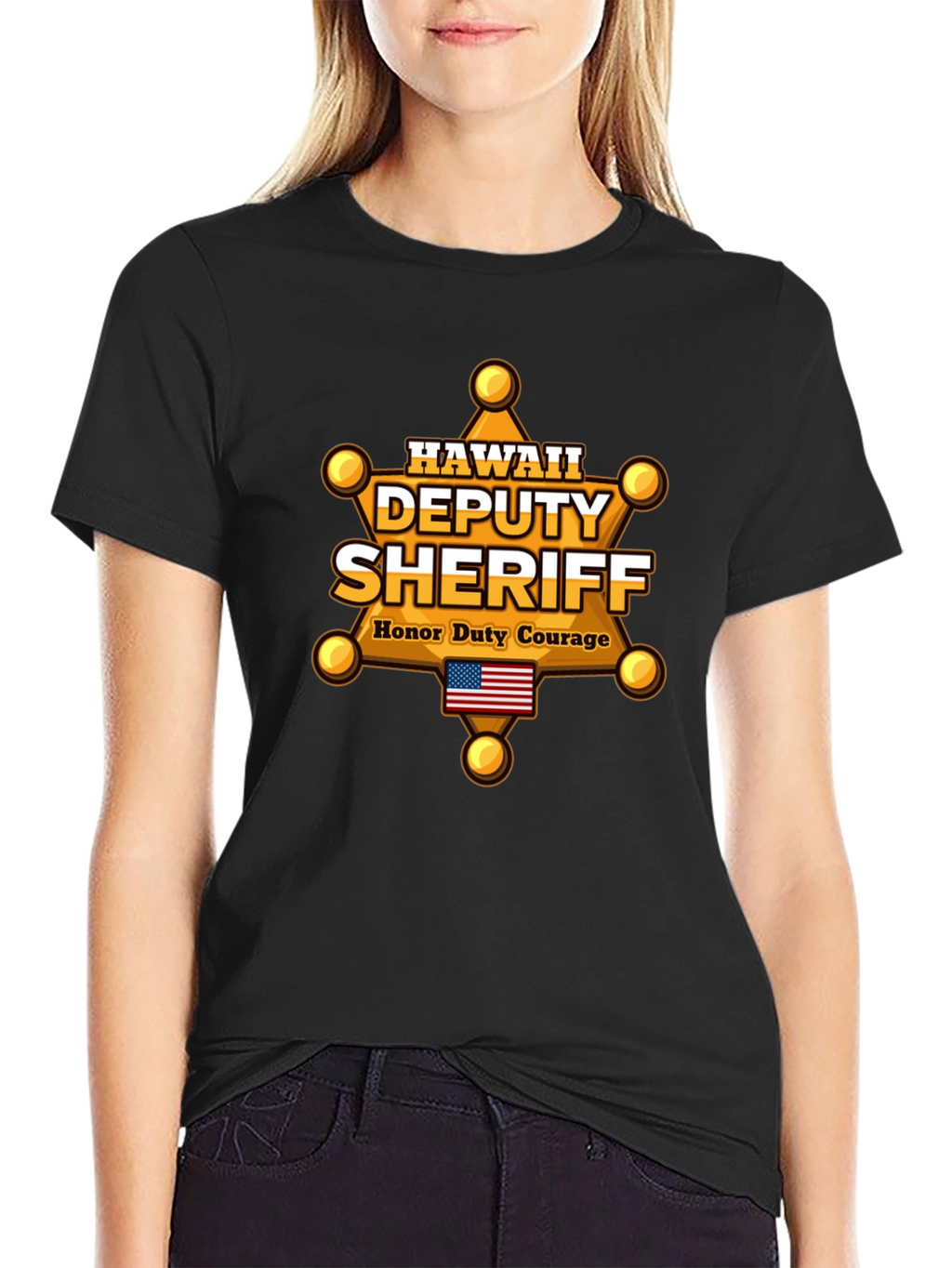 Hawaii Deputy Sheriff Graphic T-Shirt
