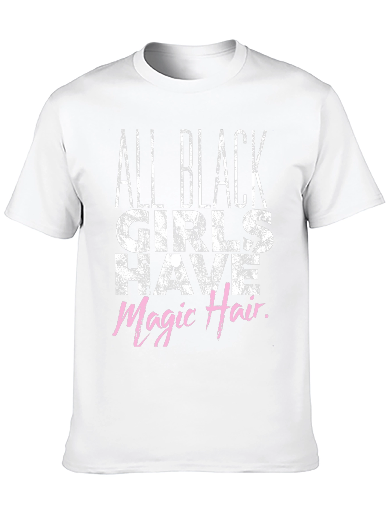 All Black Girls Magic Hair Graphic Tee