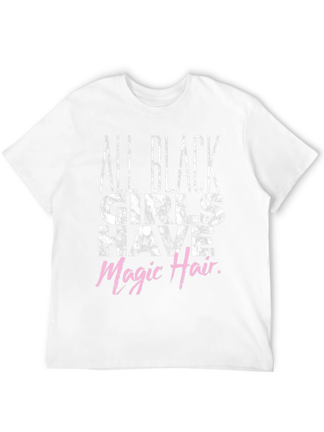 All Black Girls Magic Hair Graphic Tee