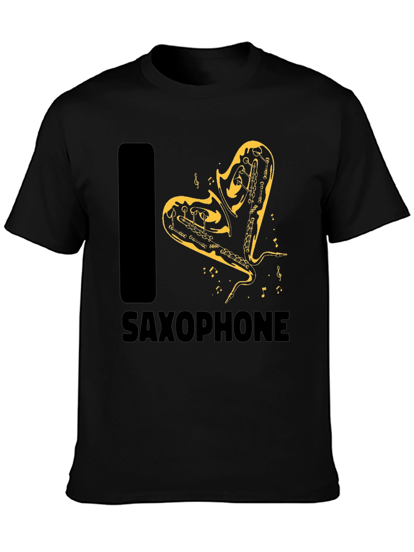 I Love Saxophone Graphic T-Shirt