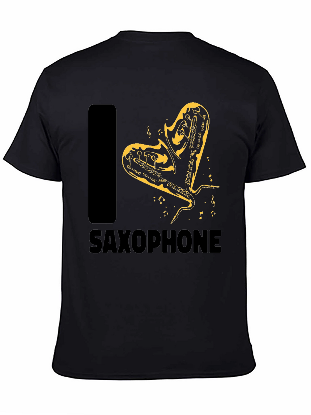 I Love Saxophone Graphic T-Shirt