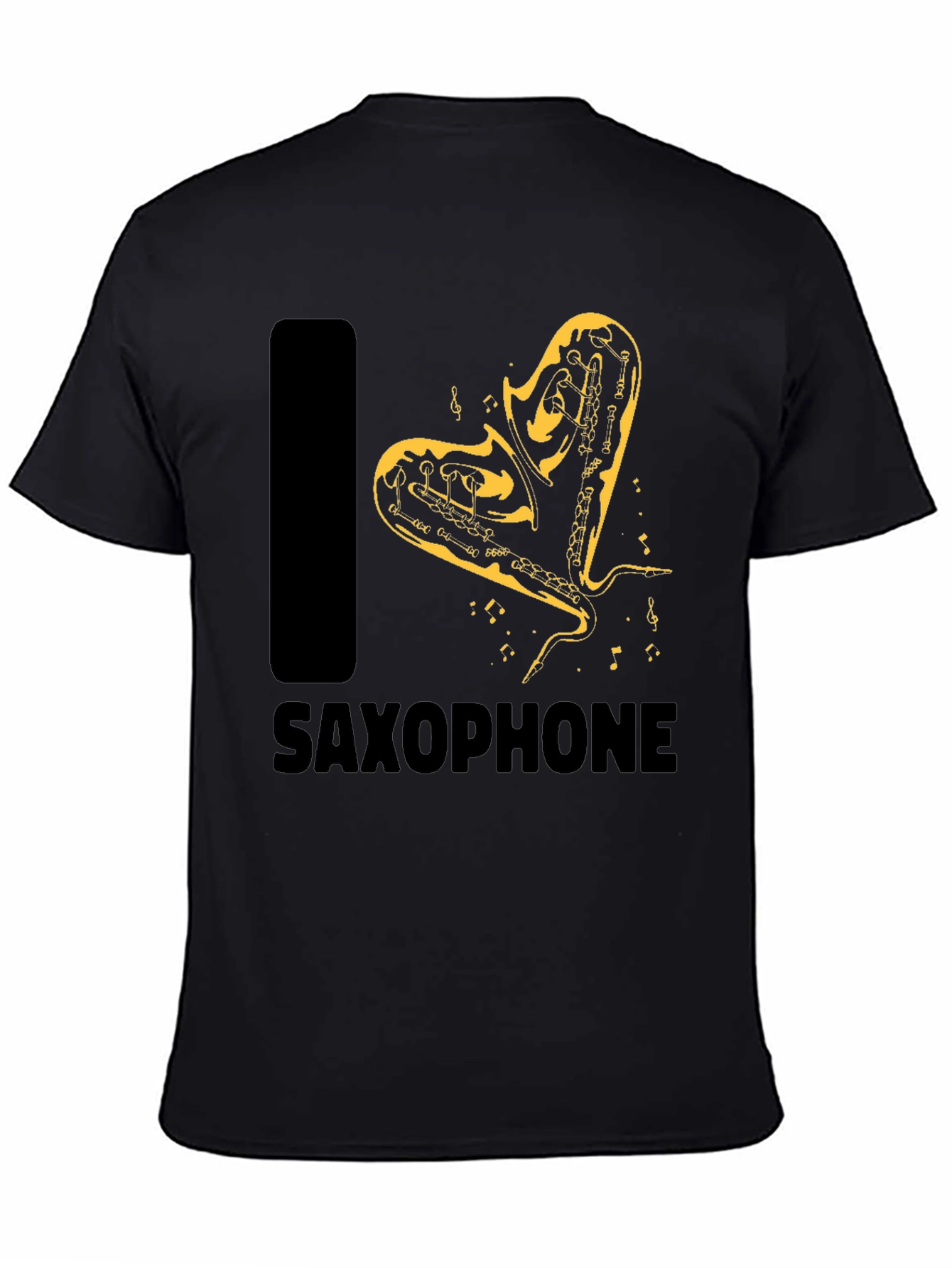 I Love Saxophone Graphic T-Shirt