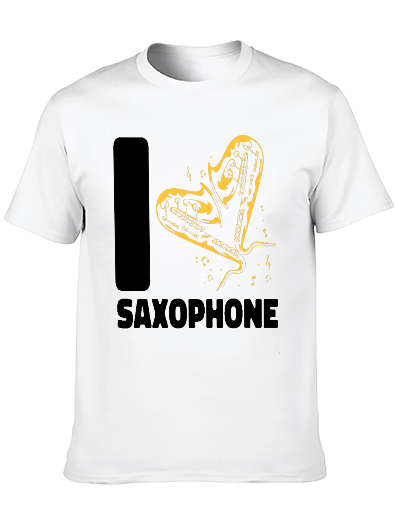 I Love Saxophone Graphic T-Shirt