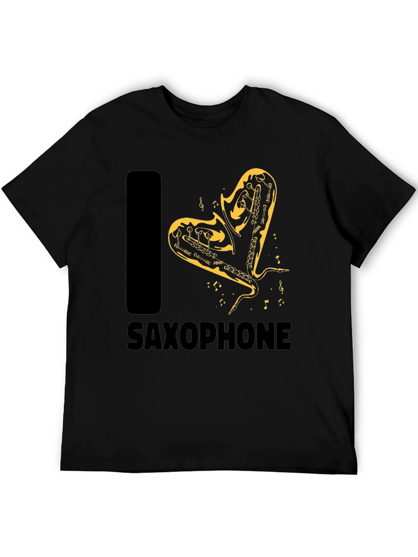 I Love Saxophone Graphic T-Shirt