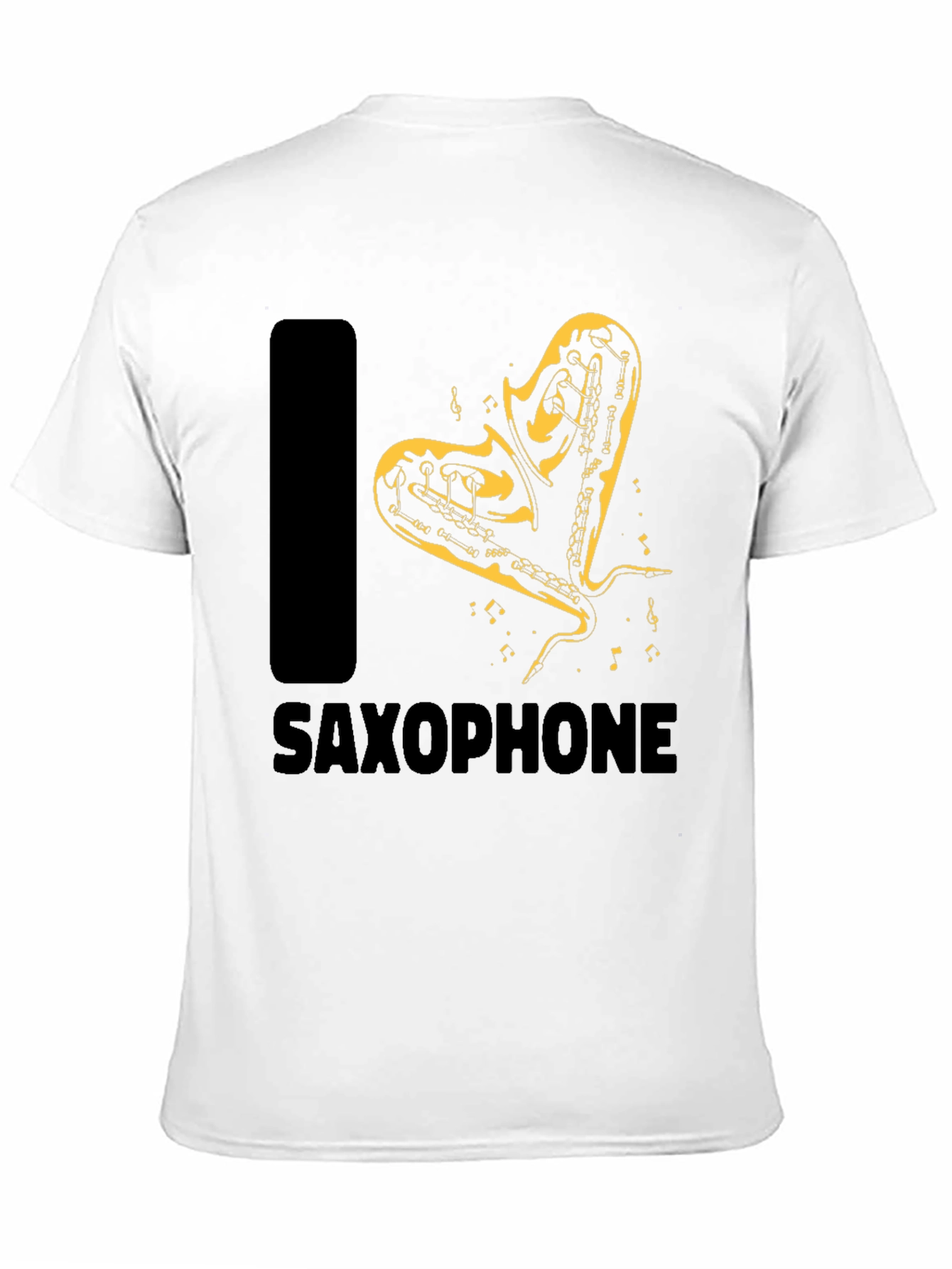 I Love Saxophone Graphic T-Shirt