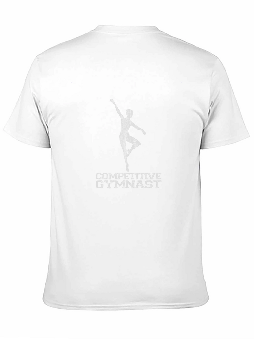 Competitive Gymnast Graphic T-Shirt - Black
