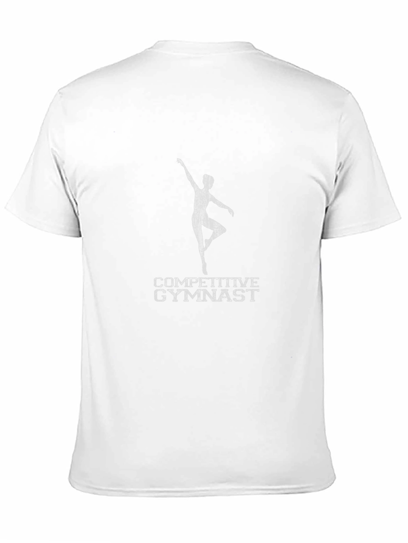 Competitive Gymnast Graphic T-Shirt - Black