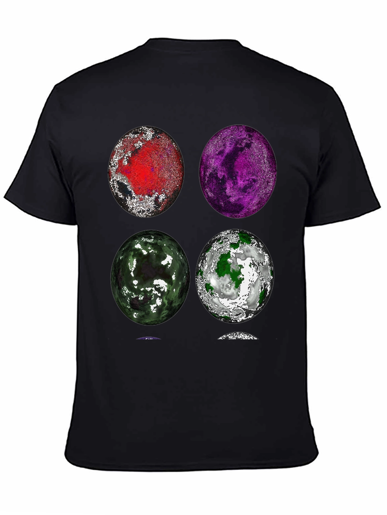 Planet Collage Graphic T-Shirt