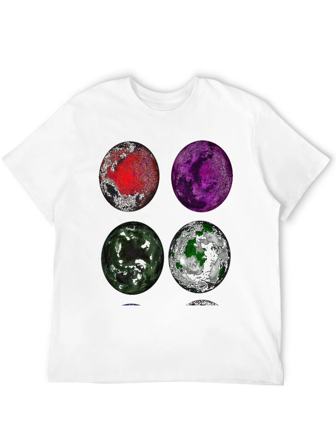 Planet Collage Graphic T-Shirt