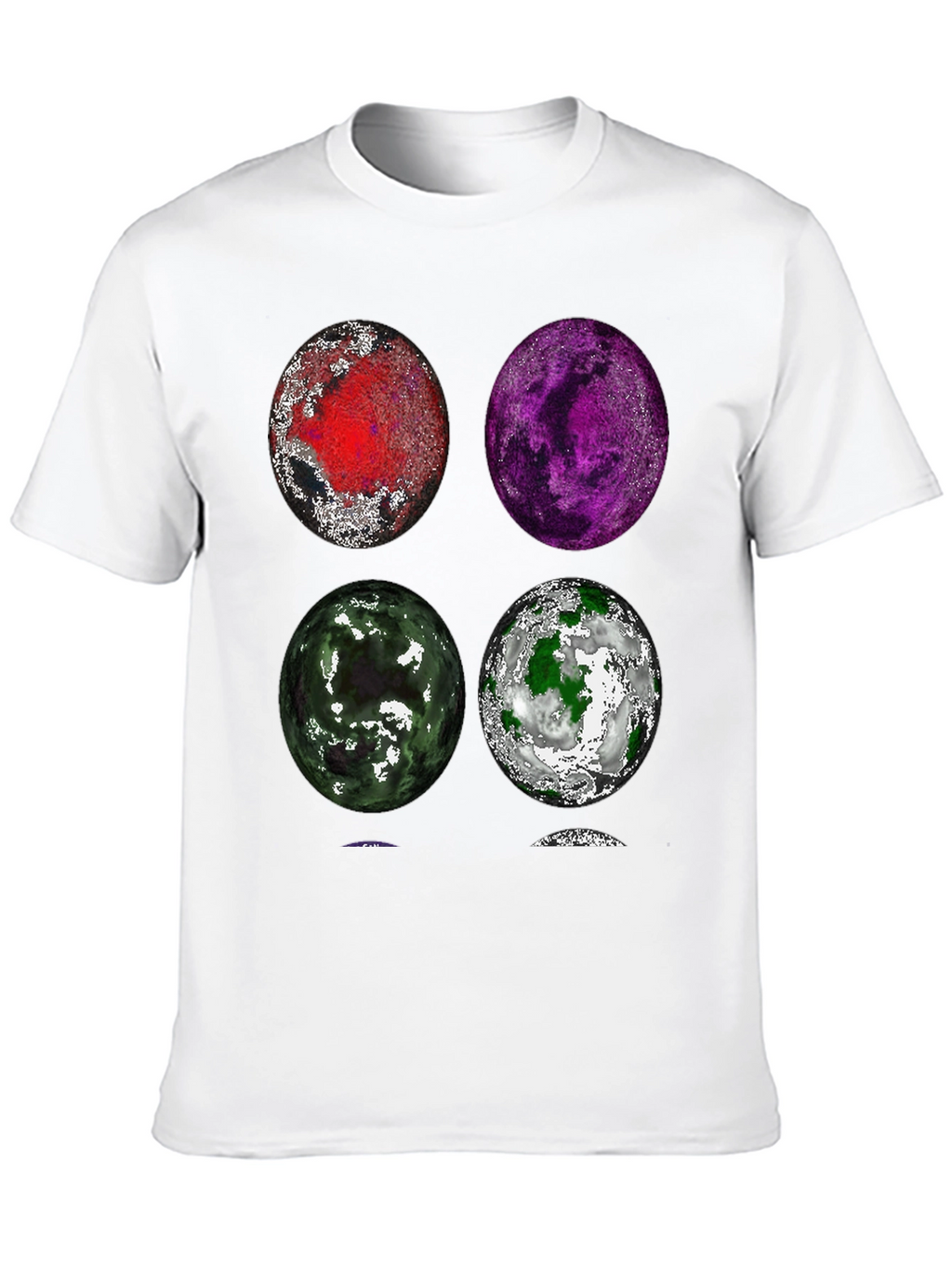 Planet Collage Graphic T-Shirt