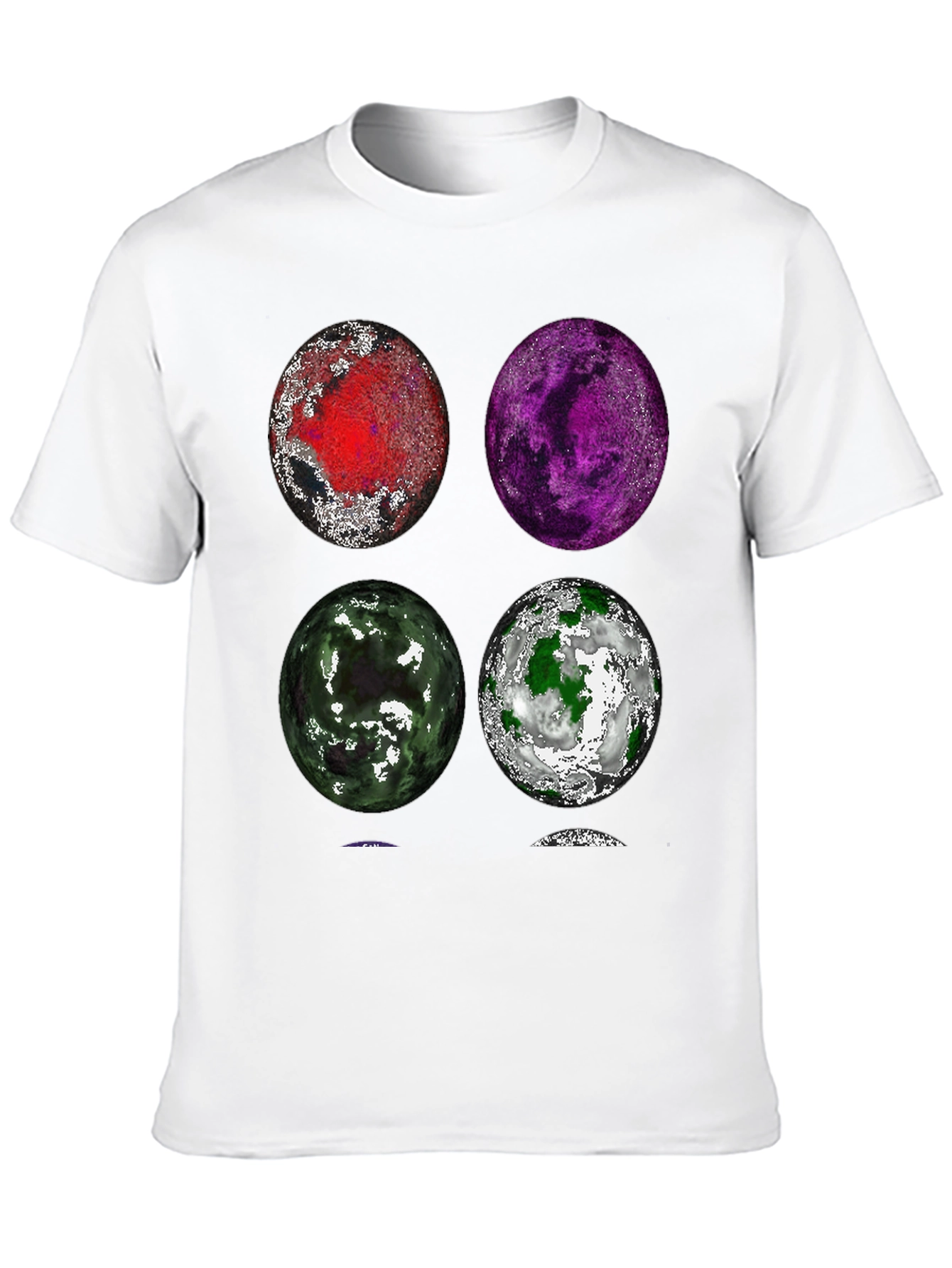 Planet Collage Graphic T-Shirt