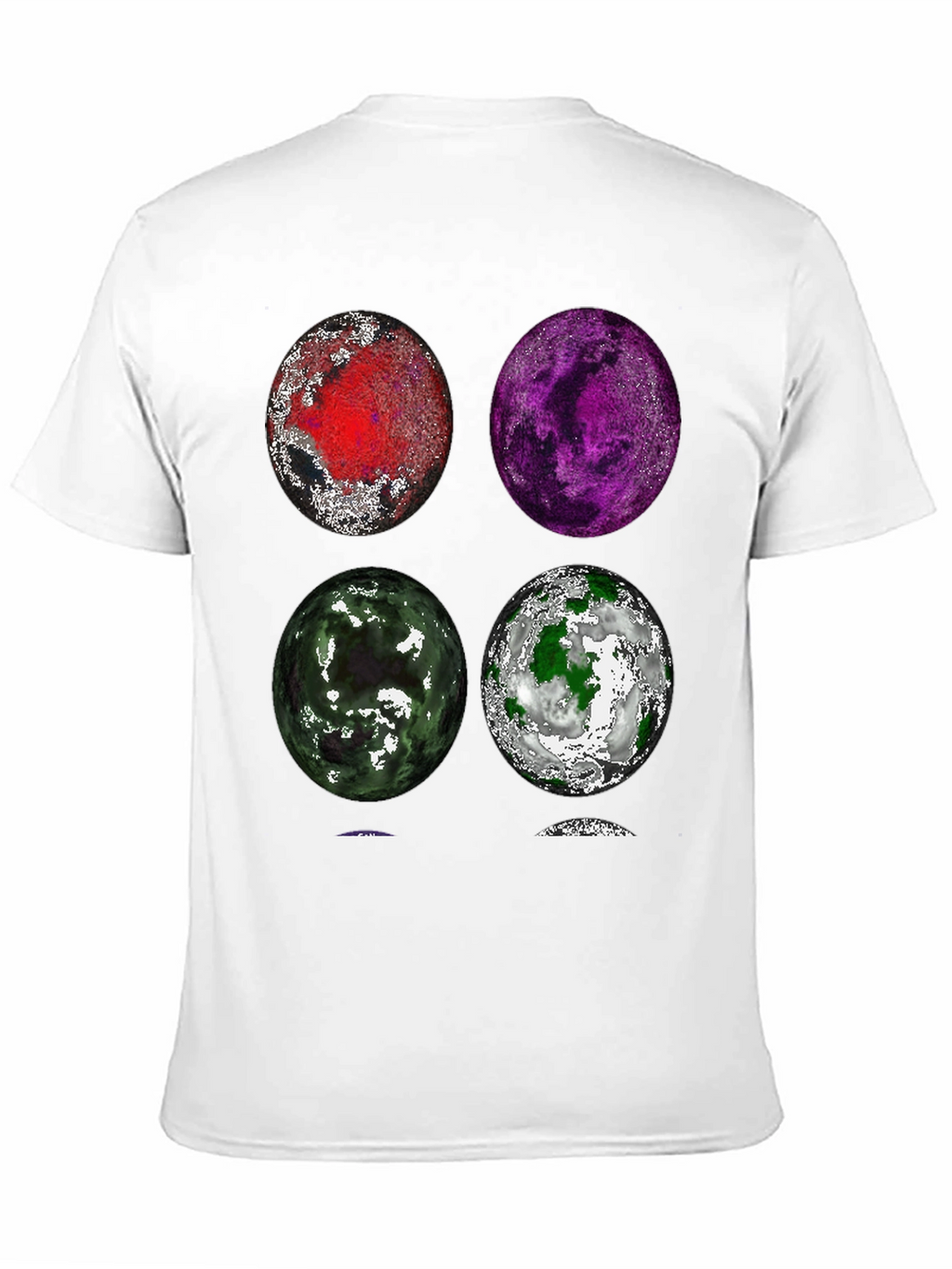 Planet Collage Graphic T-Shirt