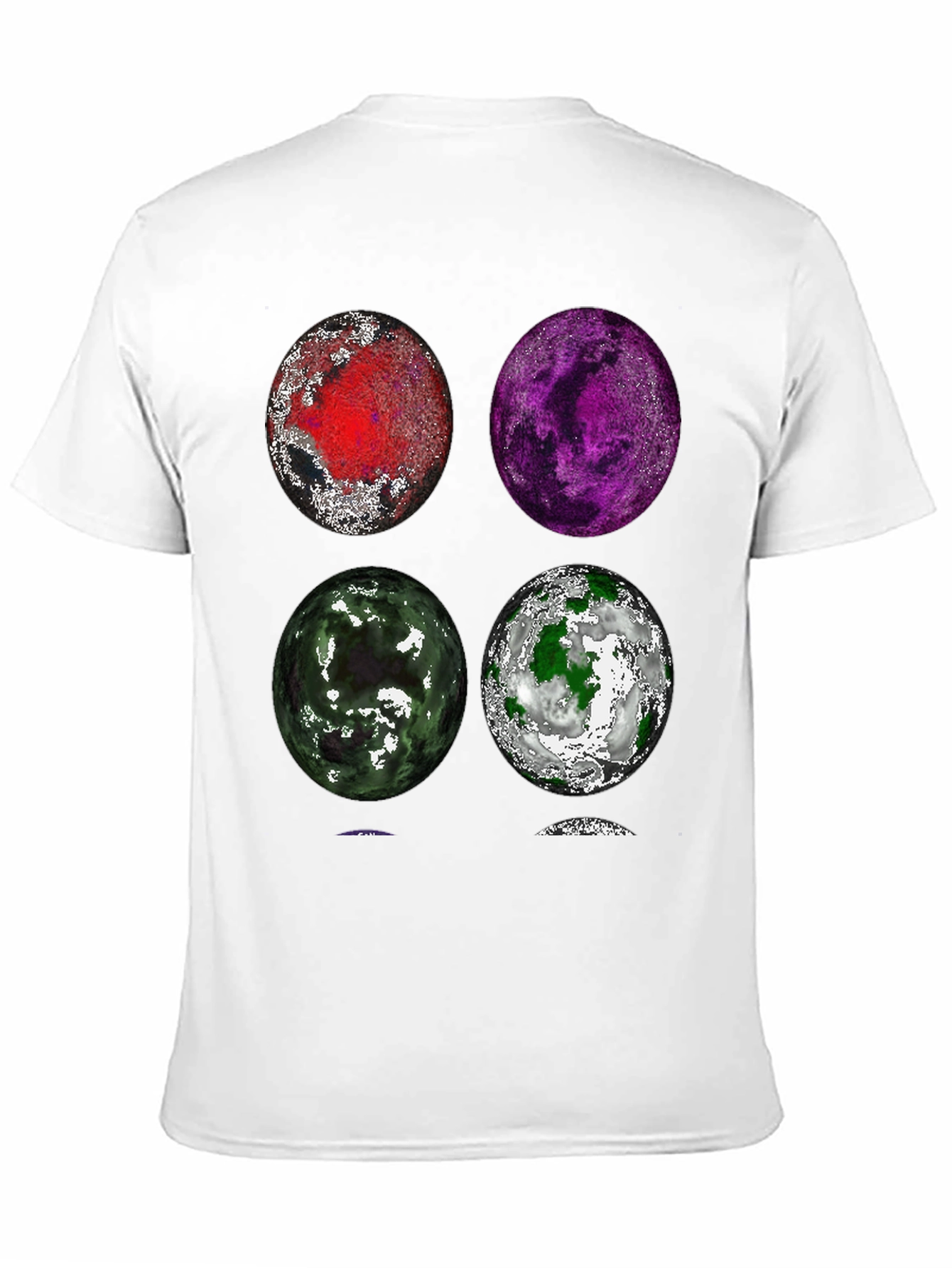 Planet Collage Graphic T-Shirt