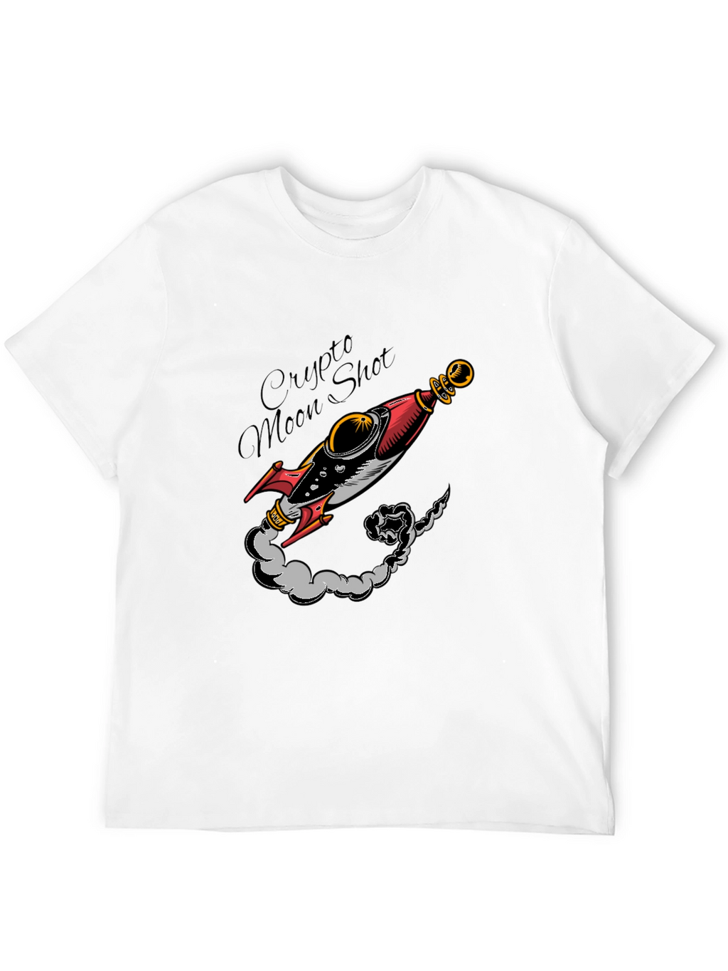 Crypto Moon Shot Graphic T-Shirt