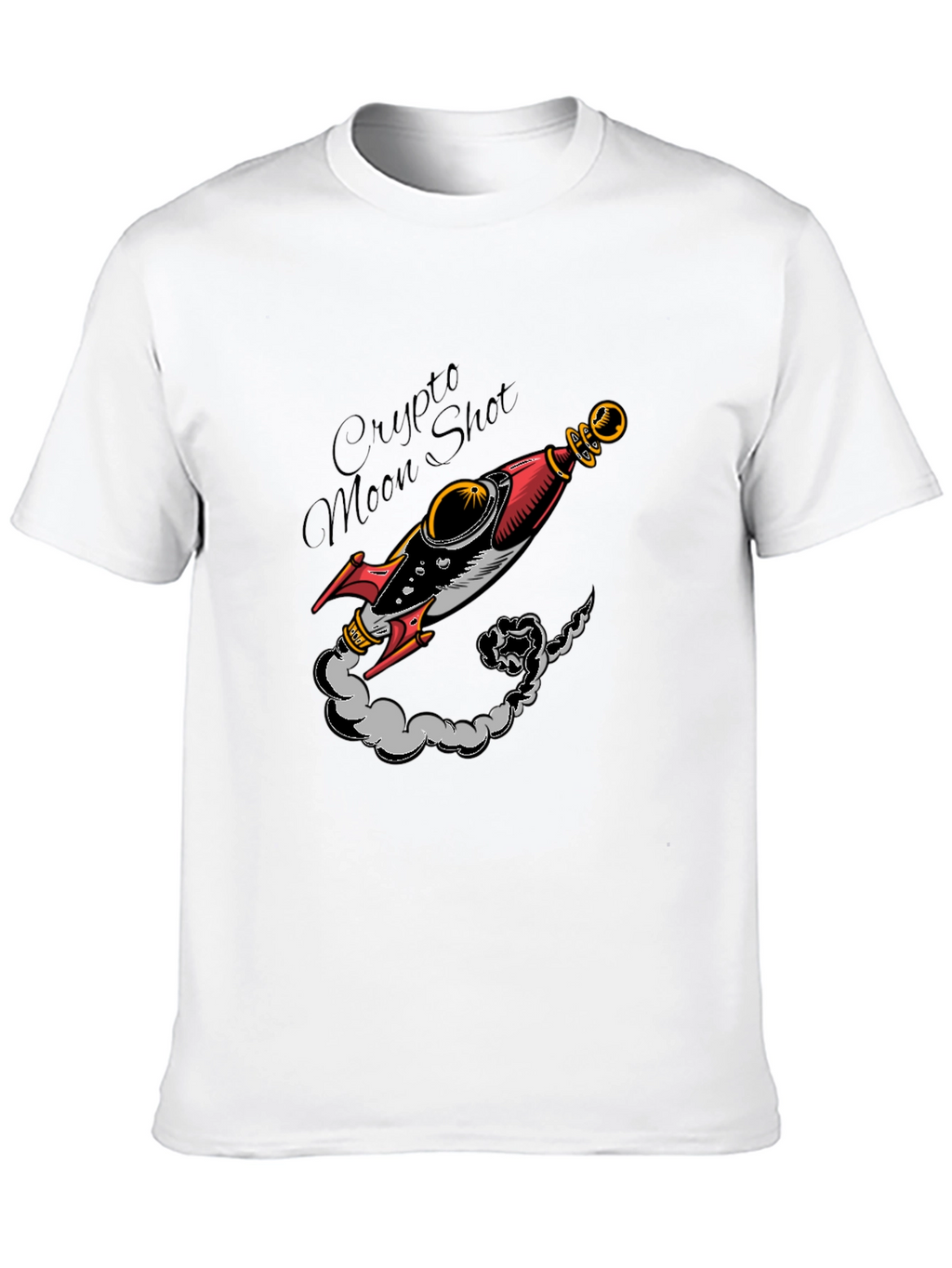 Crypto Moon Shot Graphic T-Shirt