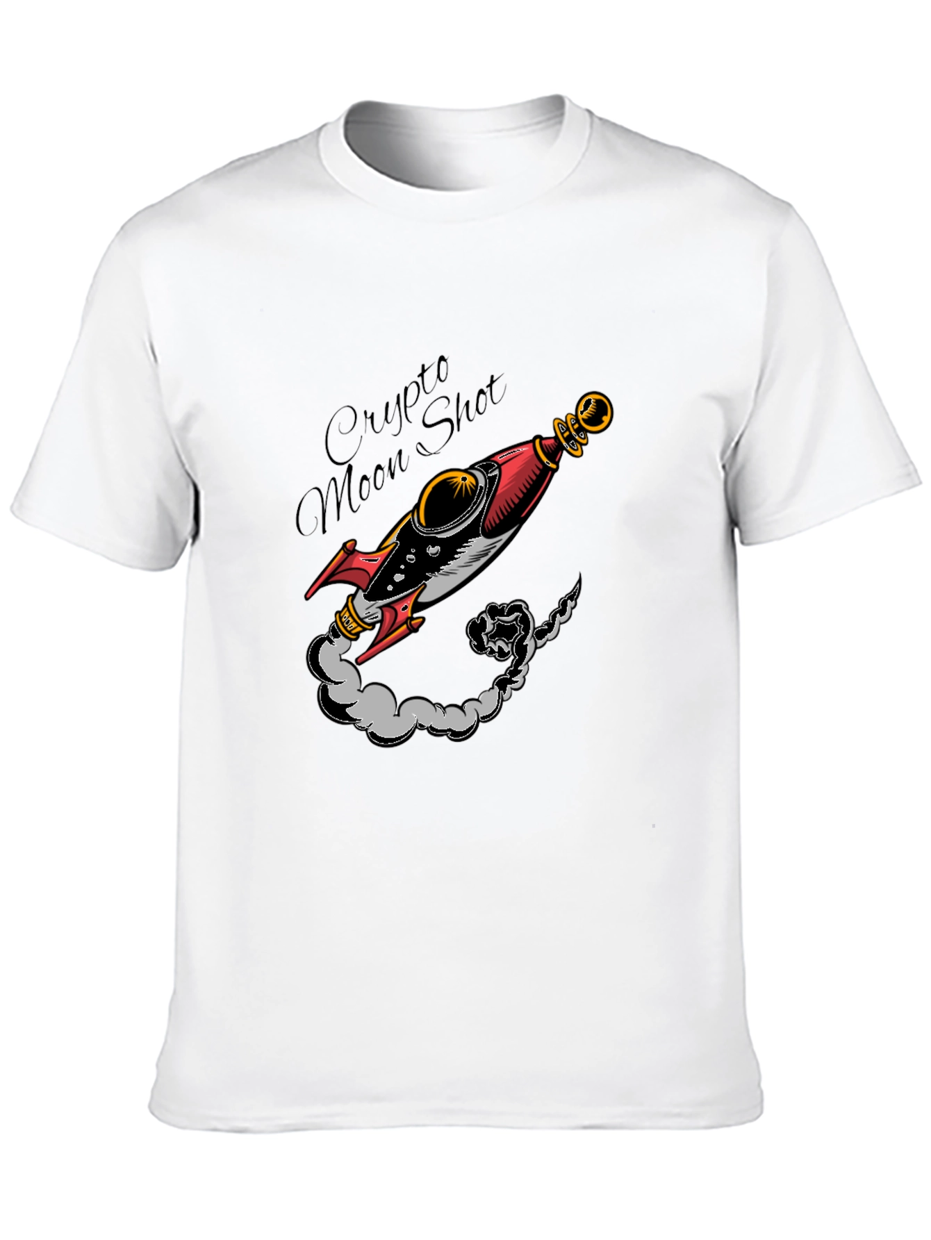 Crypto Moon Shot Graphic T-Shirt