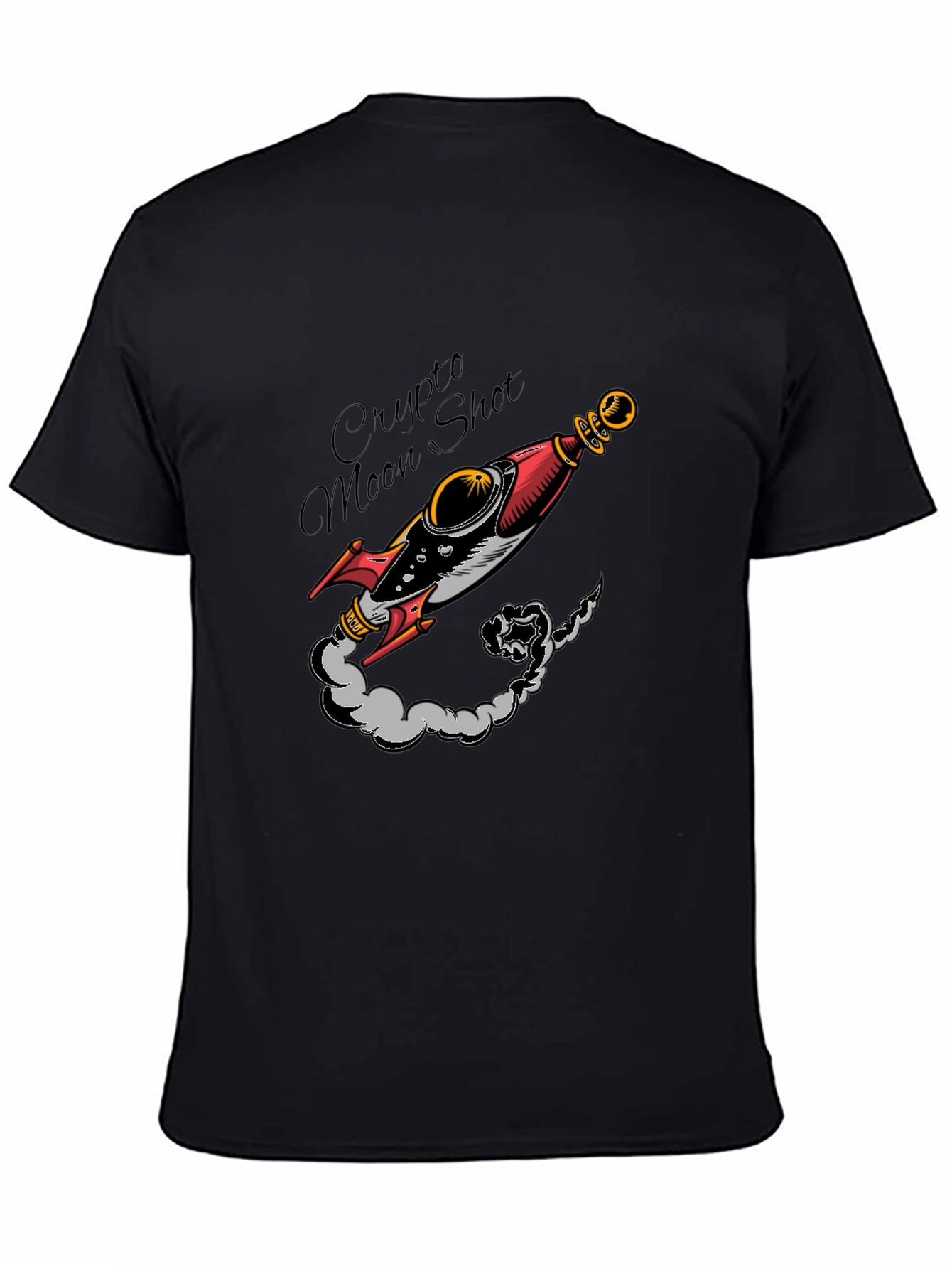 Crypto Moon Shot Graphic T-Shirt