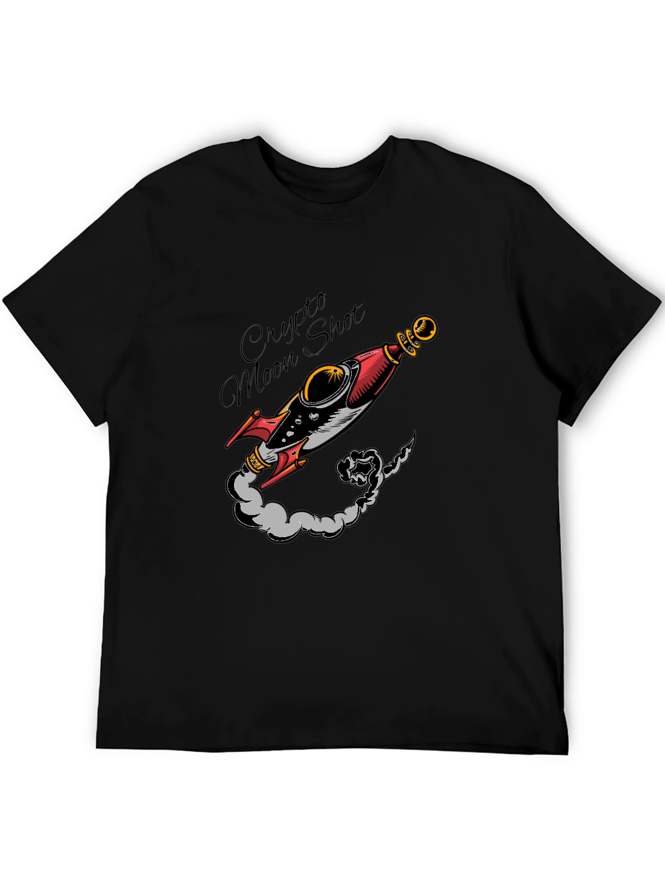 Crypto Moon Shot Graphic T-Shirt