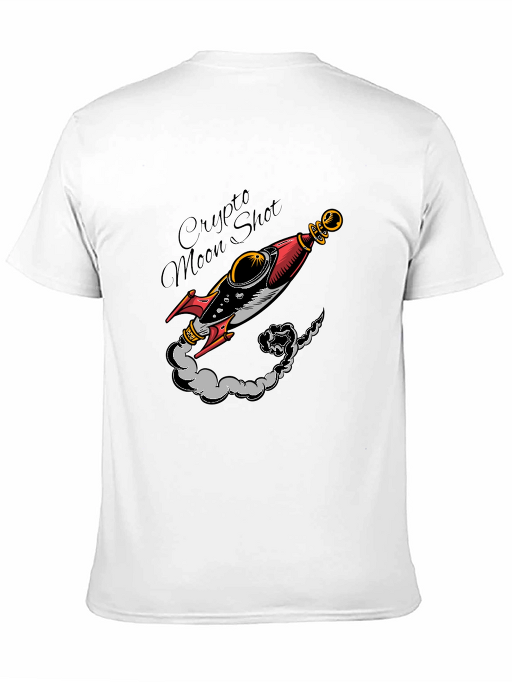 Crypto Moon Shot Graphic T-Shirt