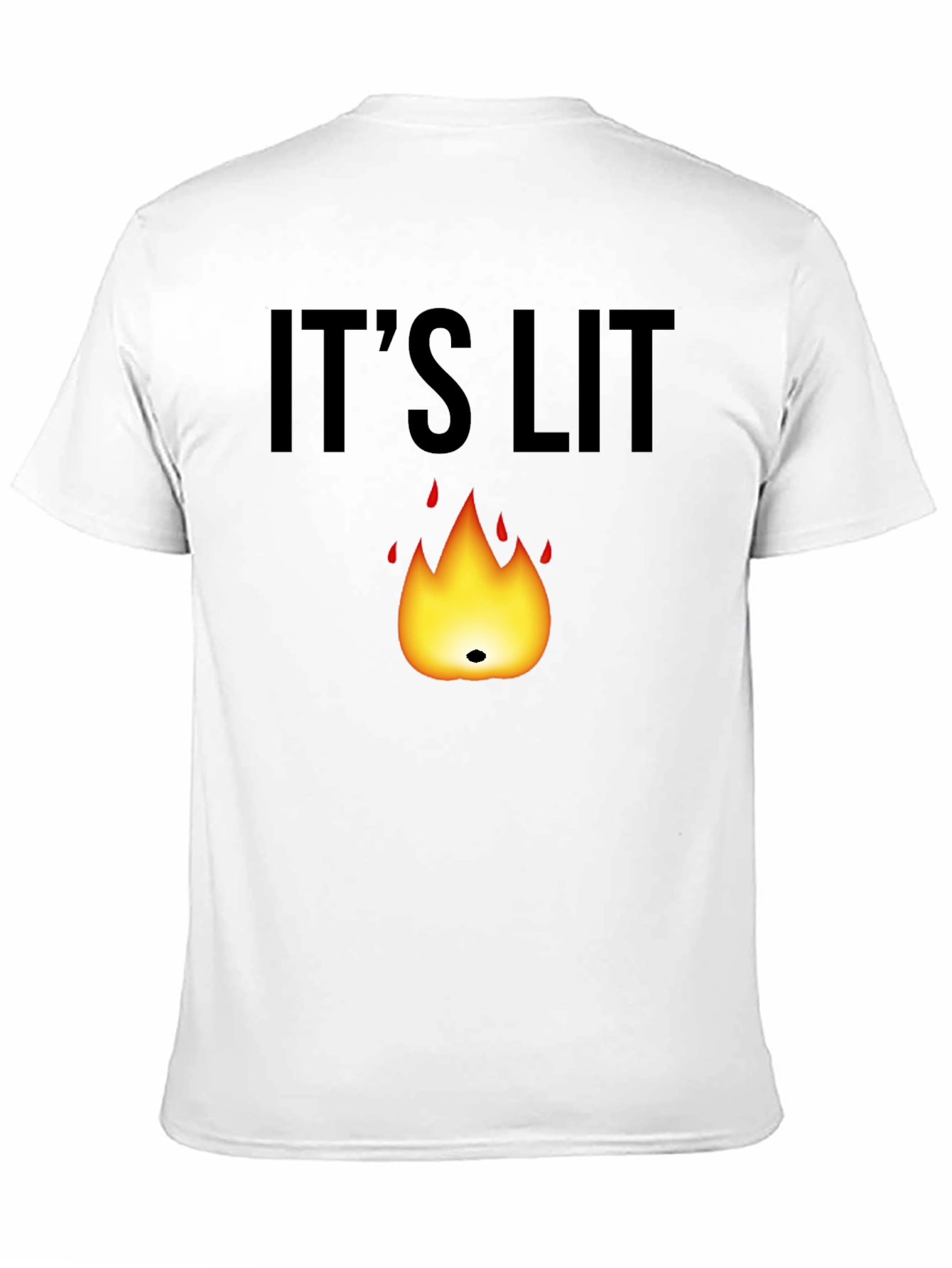 Its Lit T-Shirt - Black Graphic Tee