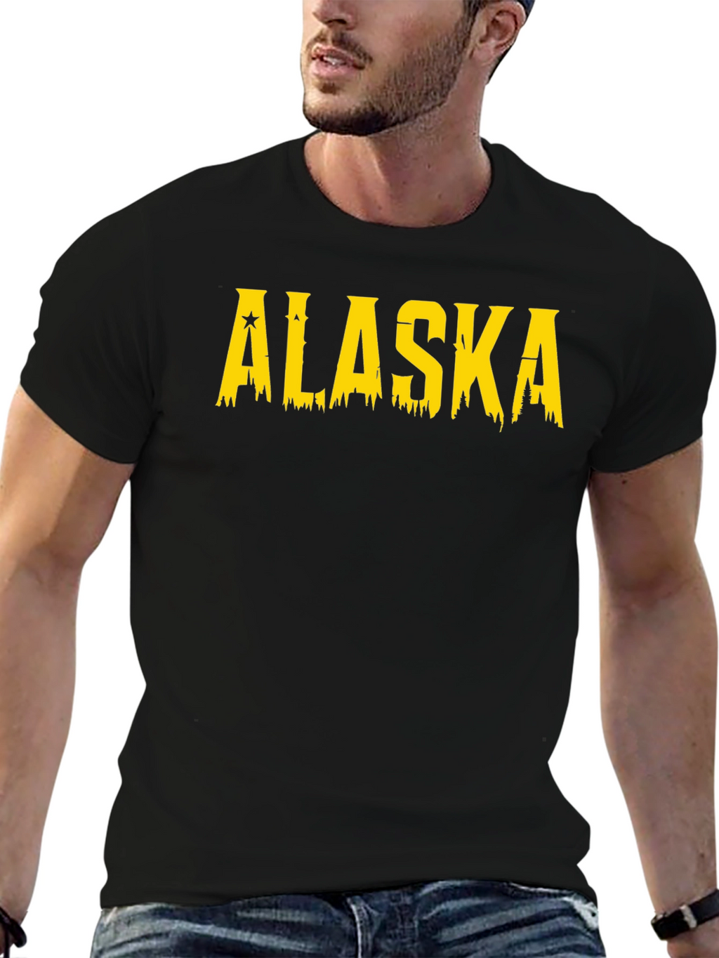 Alaska Graphic Tee - Black